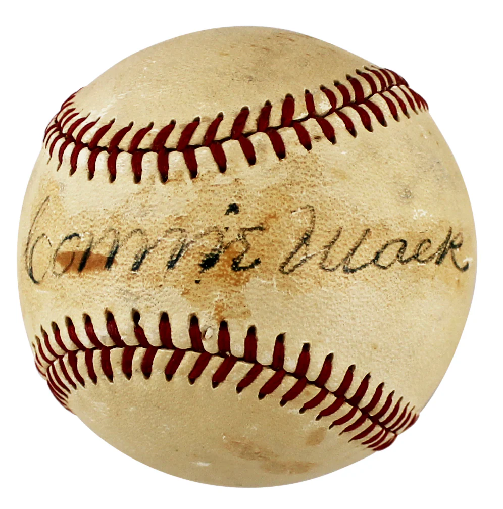 A's Connie Mack Authentic Signed Reach Official League Baseball JSA #BB70388 - Image 2