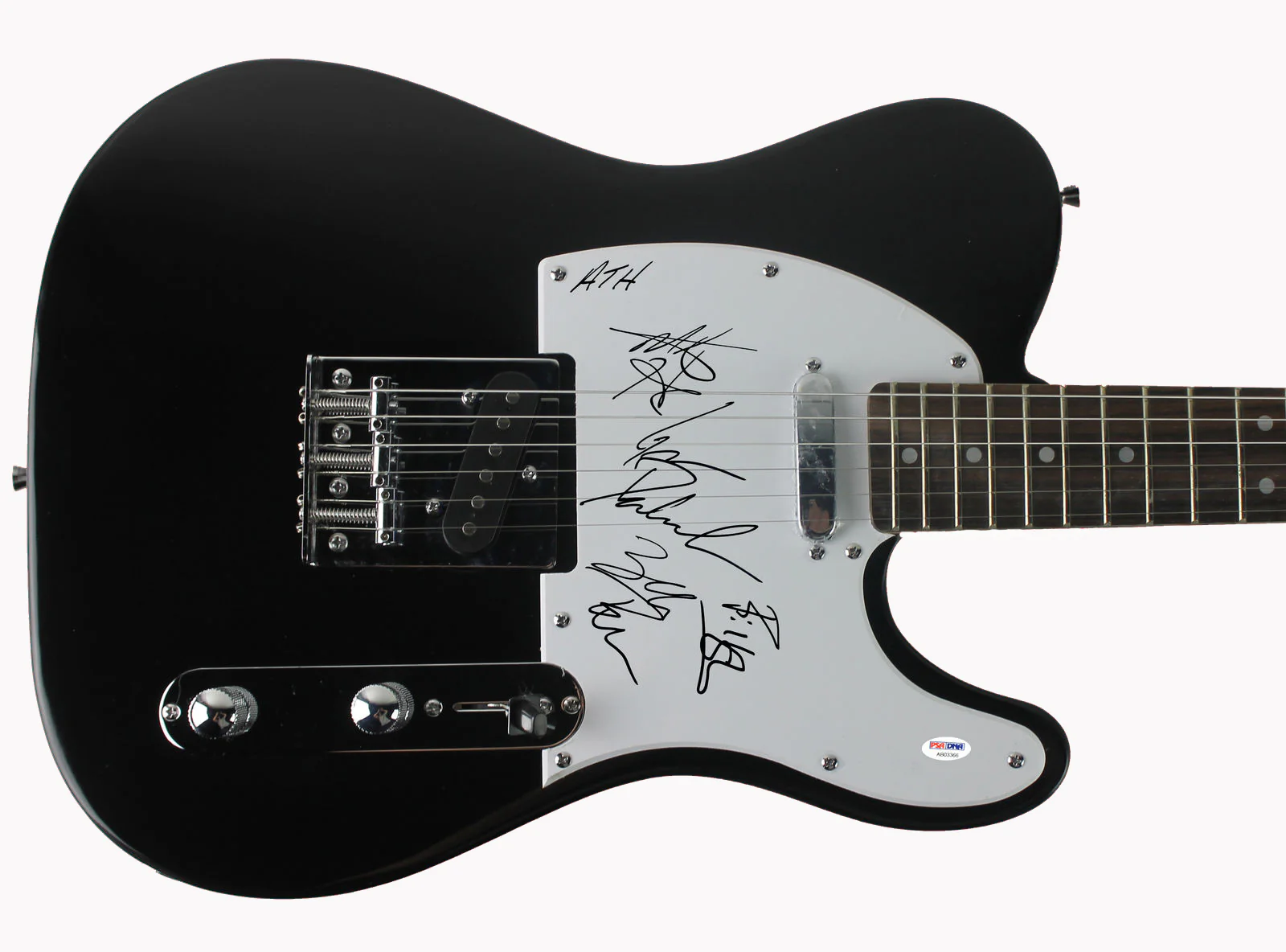 A Thousand Horses (Brown, DeLoach, Hobby & Satcher) Signed Guitar PSA #AB03366 - Image 2