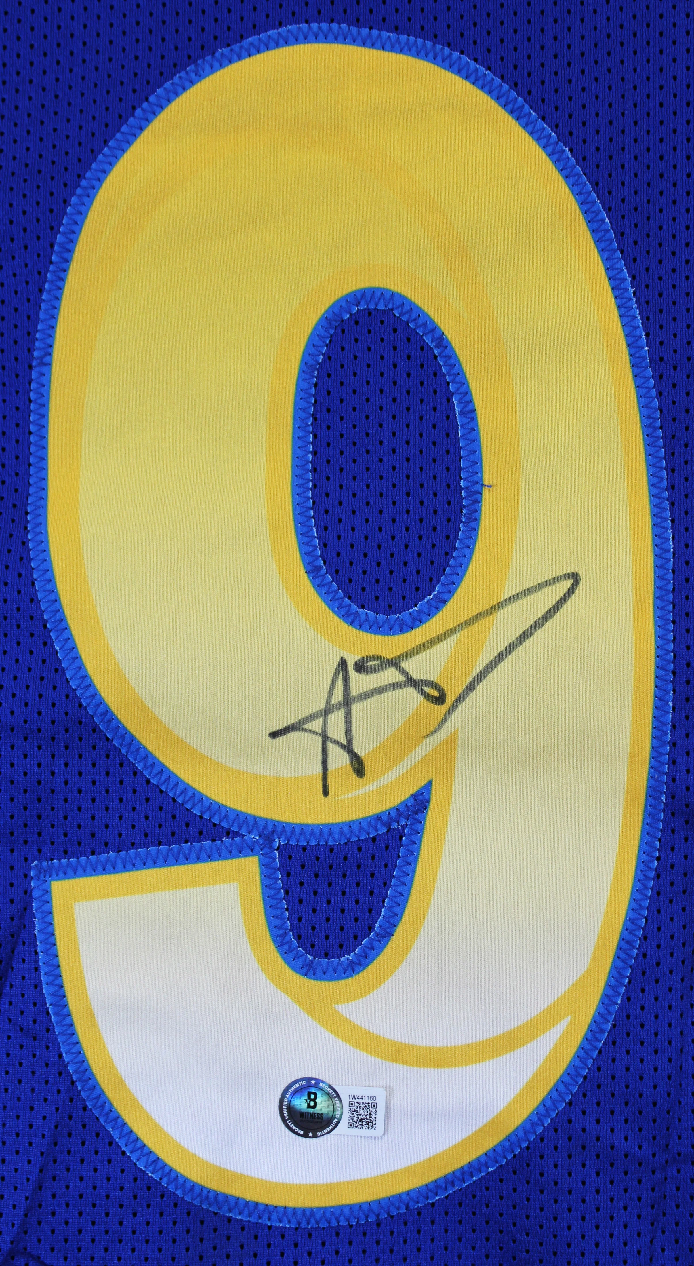 Aaron Donald Authentic Signed Blue Pro Style Jersey BAS Witnessed - Image 3