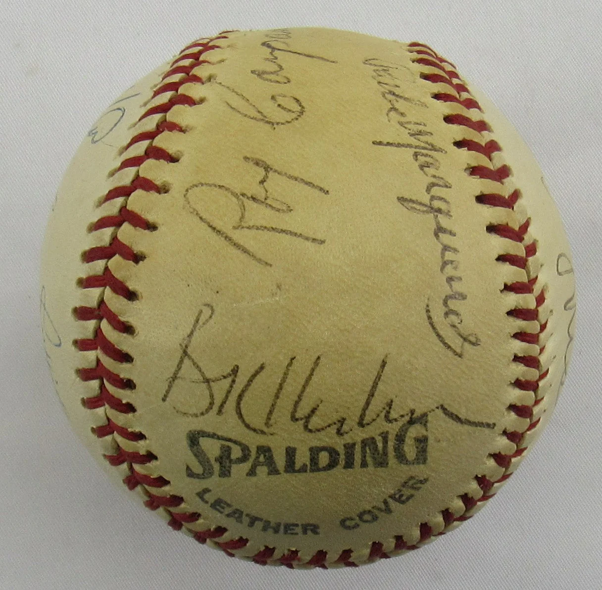 Hall of Famers Signed Rube Marquard, Bowie Kuhn, Bill Terry, Lloyd Waner, Red Ruffing Auto Baseball JSA LOA ZZ60309 - Image 4
