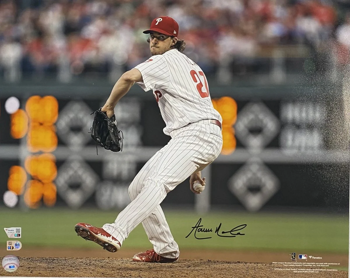 Aaron Nola Signed 16x20 Philadelphia Phillies Photo Fanatics - Image 5
