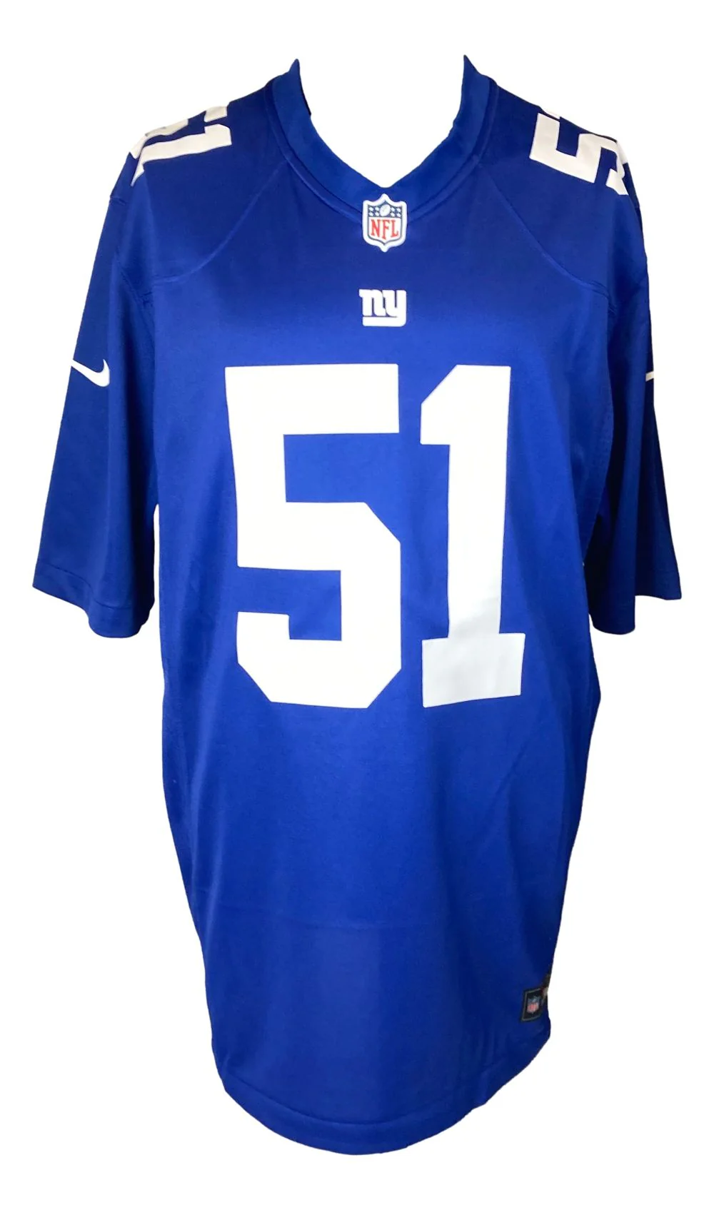 Abdul Carter Signed New York Giants Nike Game Replica Jersey BAS - Image 3