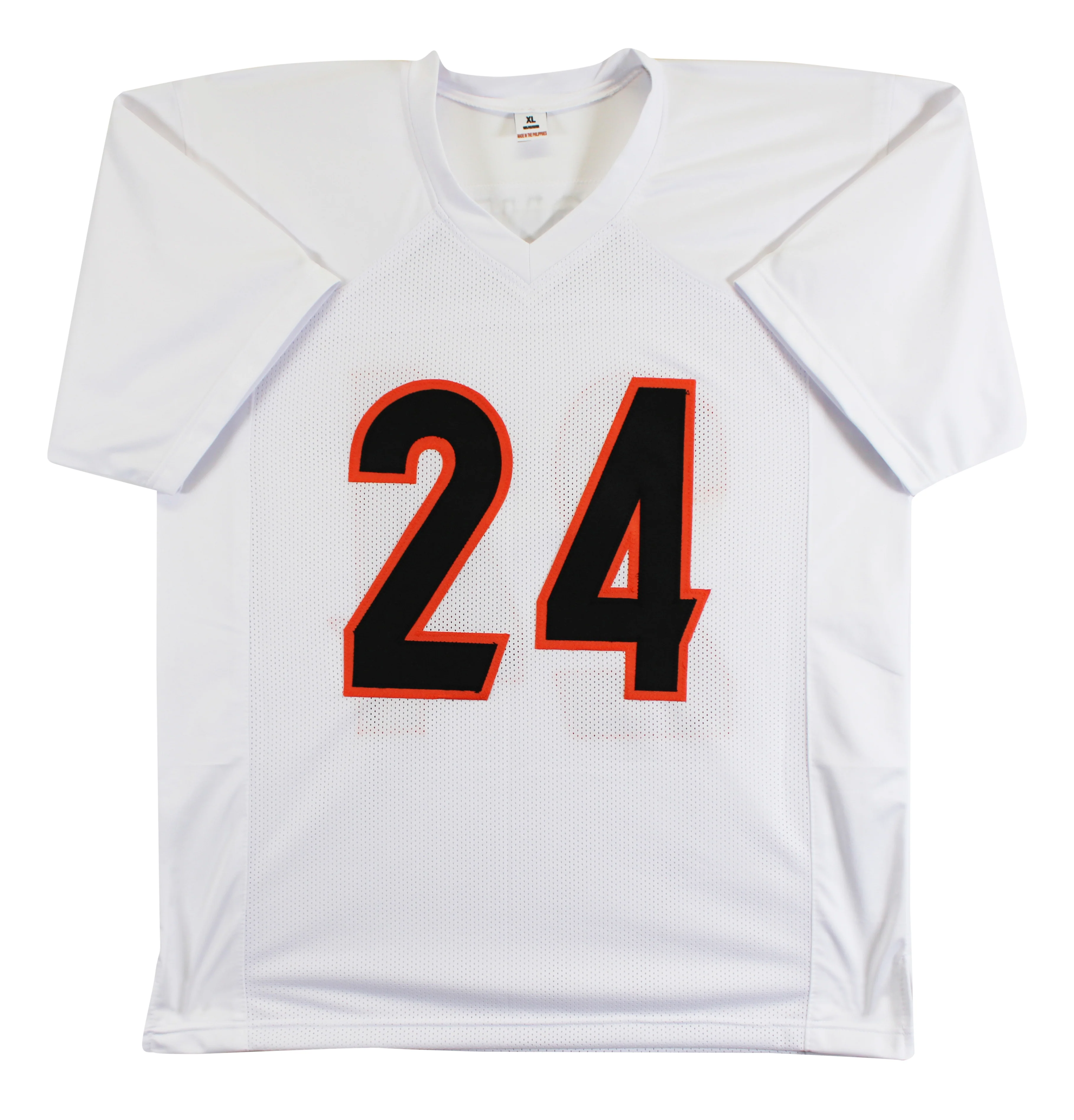 Adam "Pacman" Jones Authentic Signed White Pro Style Jersey Autographed BAS - Image 4