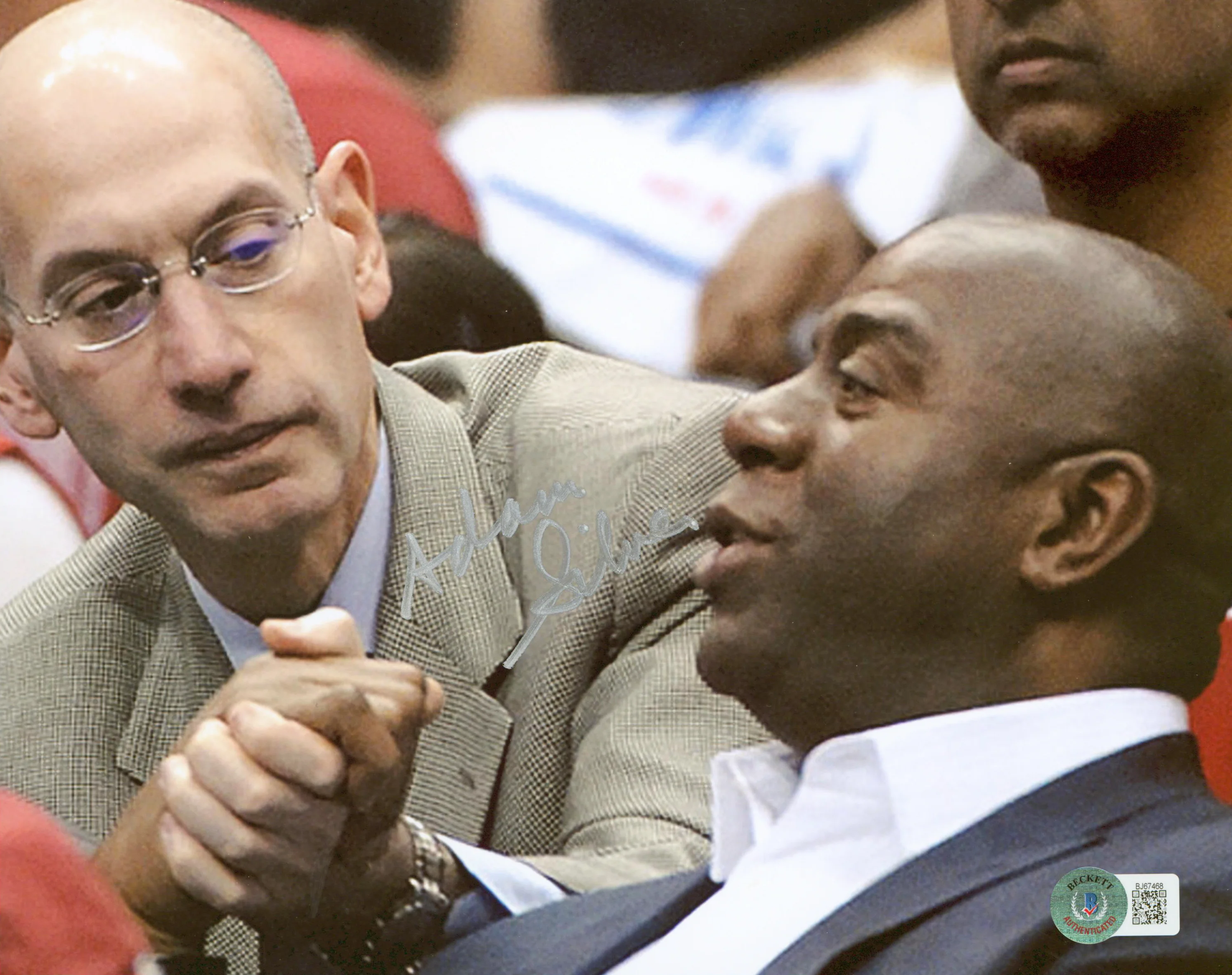 Adam Silver Authentic Signed 8x10 Photo Autographed BAS #BJ67468 - Image 2