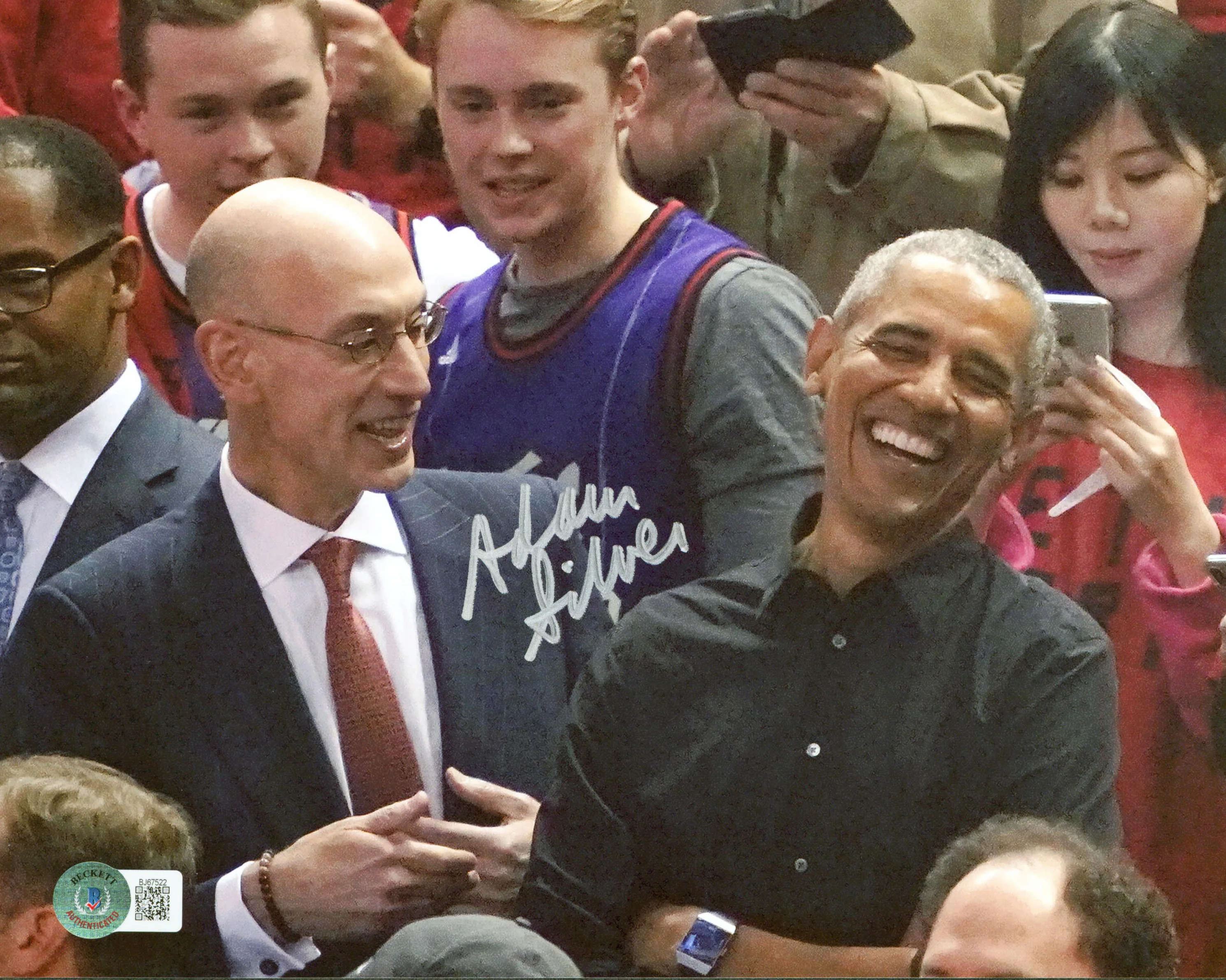 Adam Silver Authentic Signed 8x10 Photo Autographed BAS #BJ67522 - Image 2