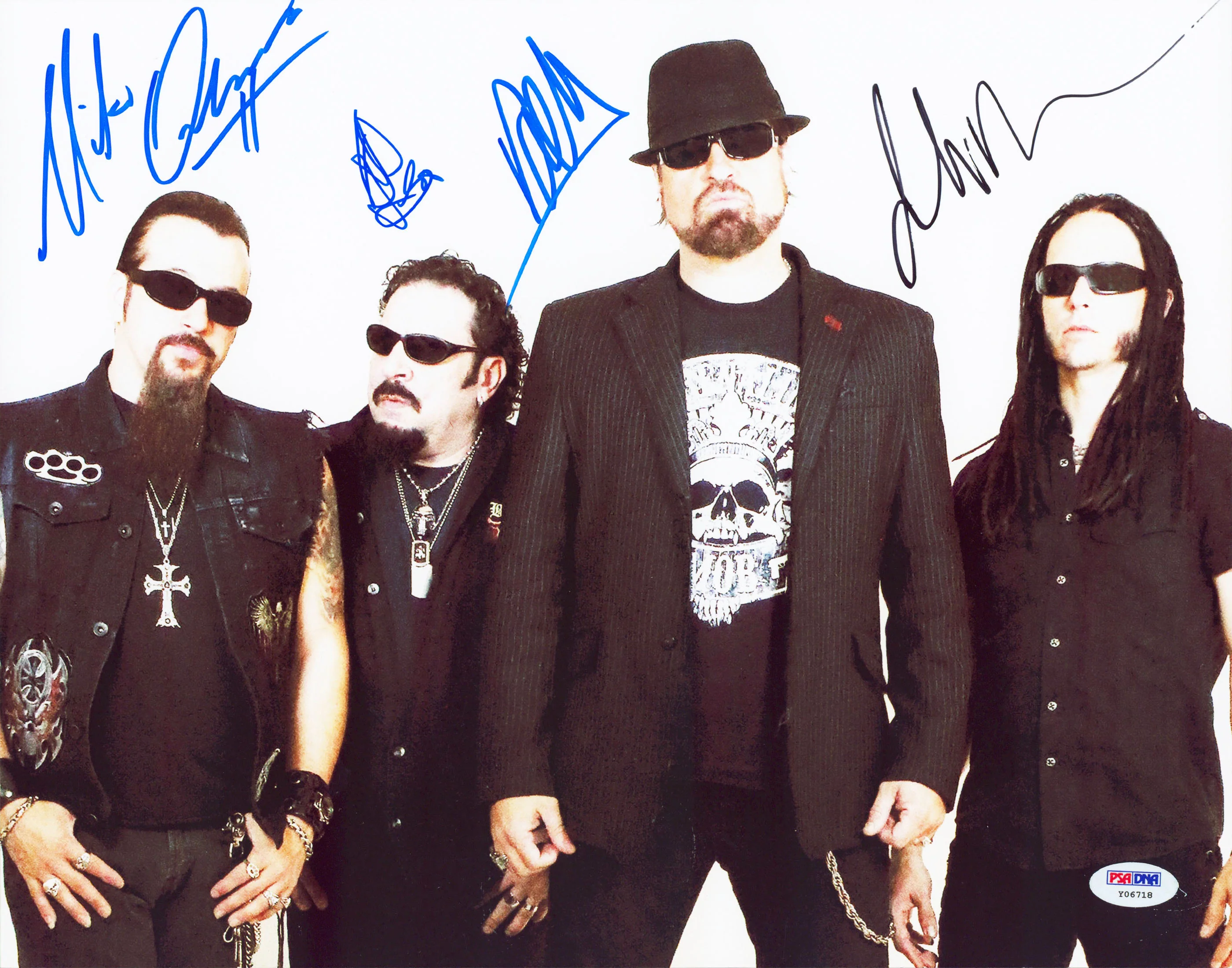 Adrenaline Mob (4) Orlando, Allen, Leonhardt & Pero Signed 11x14 Photo PSA 1 - Image 2