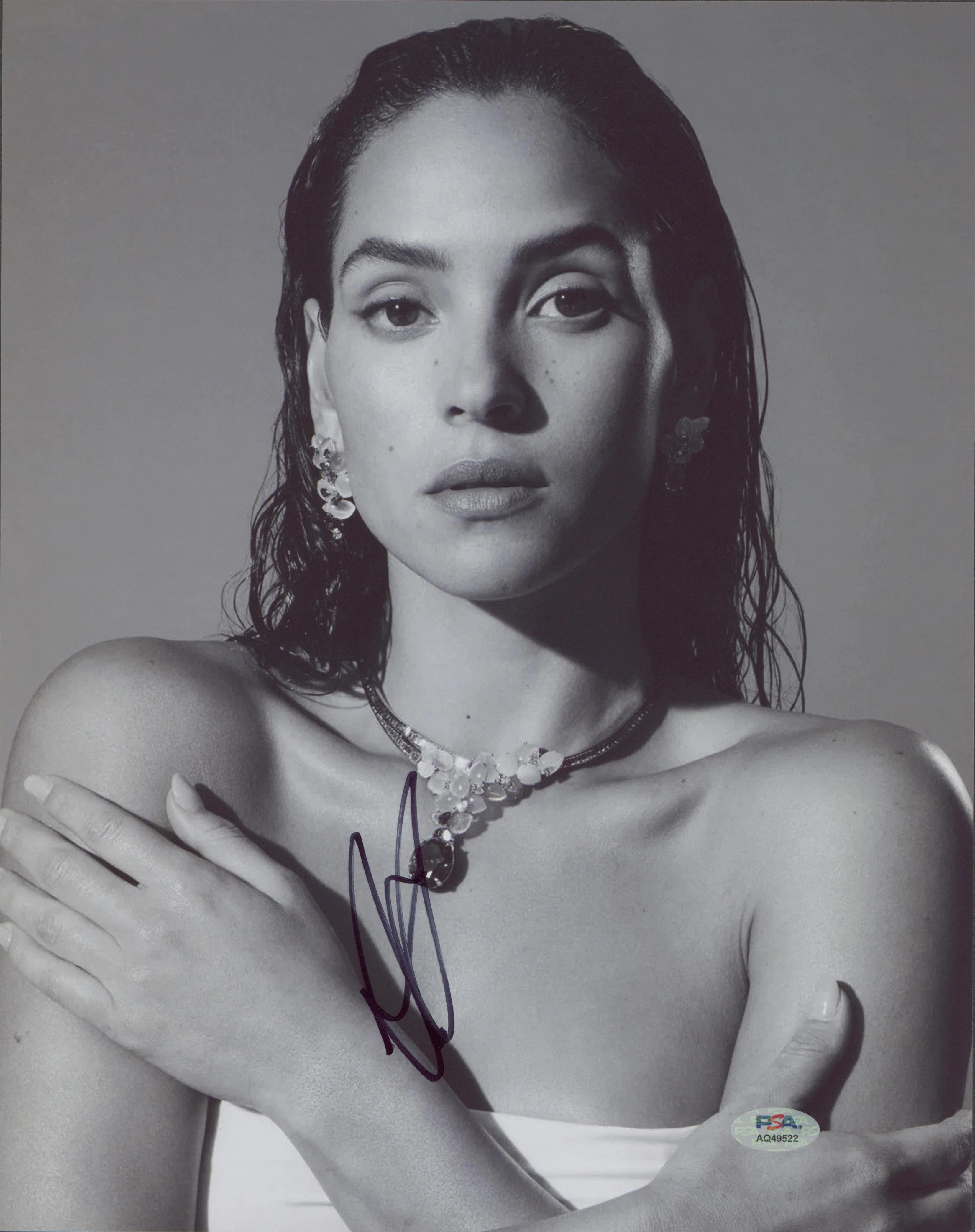 Adria Arjona Hit Man Authentic Signed 11x14 Vertical Photo PSA/DNA #AQ49522