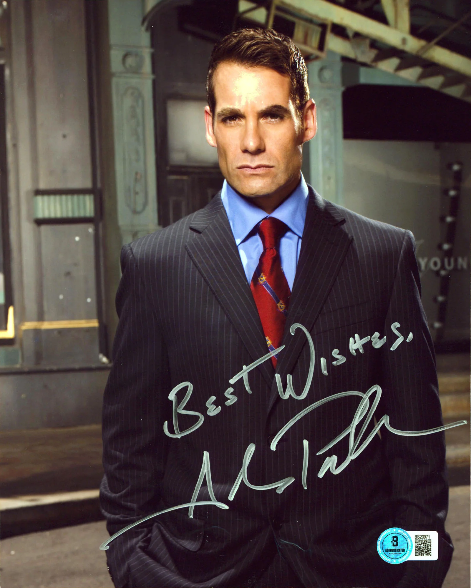 Adrian Pasdar Heroes "Best Wishes" Authentic Signed 8x10 Photo BAS #BS20971