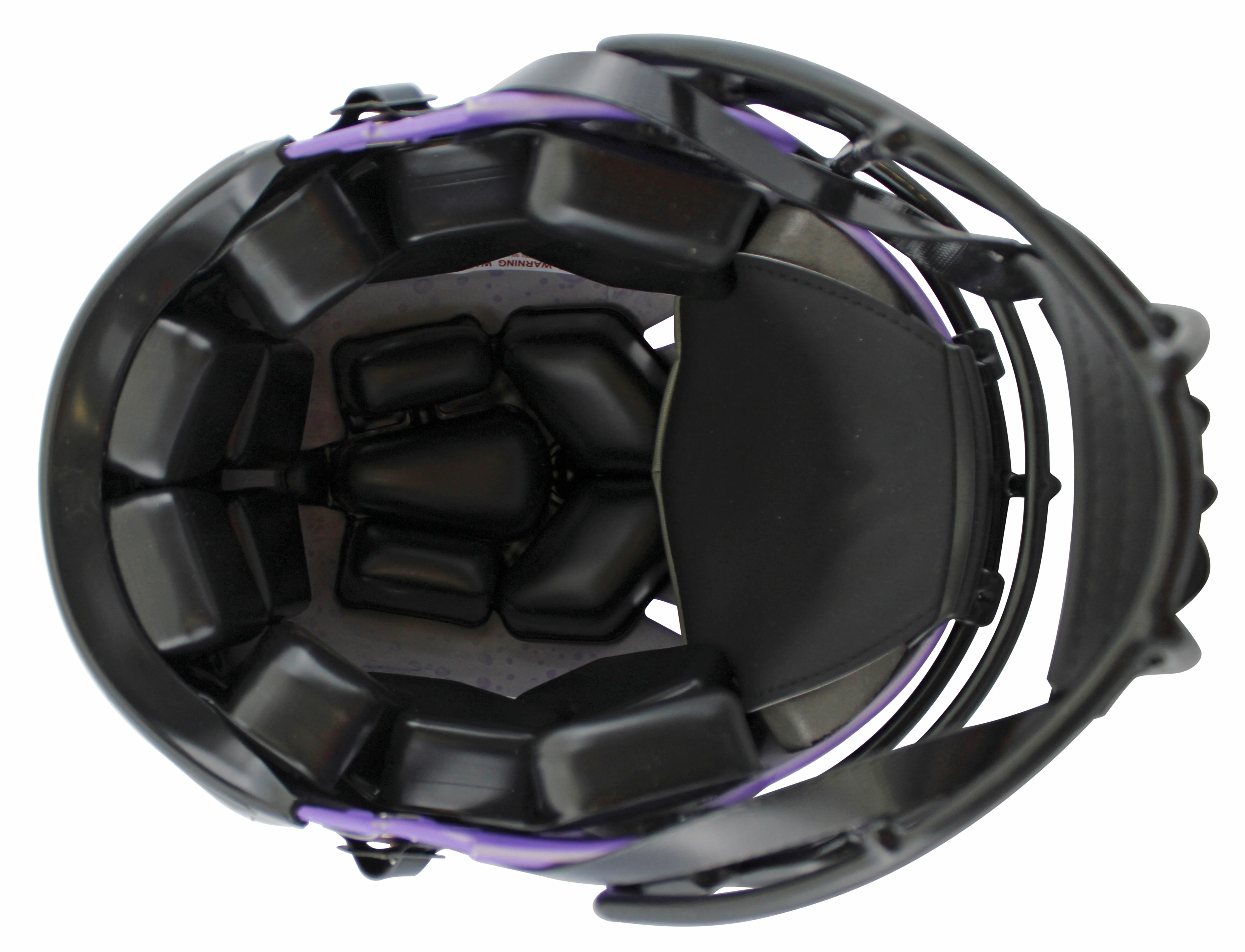 Adrian Peterson "All Damn Day" Signed Rave F/S Speed Proline Helmet W/ Case BAS - Image 5