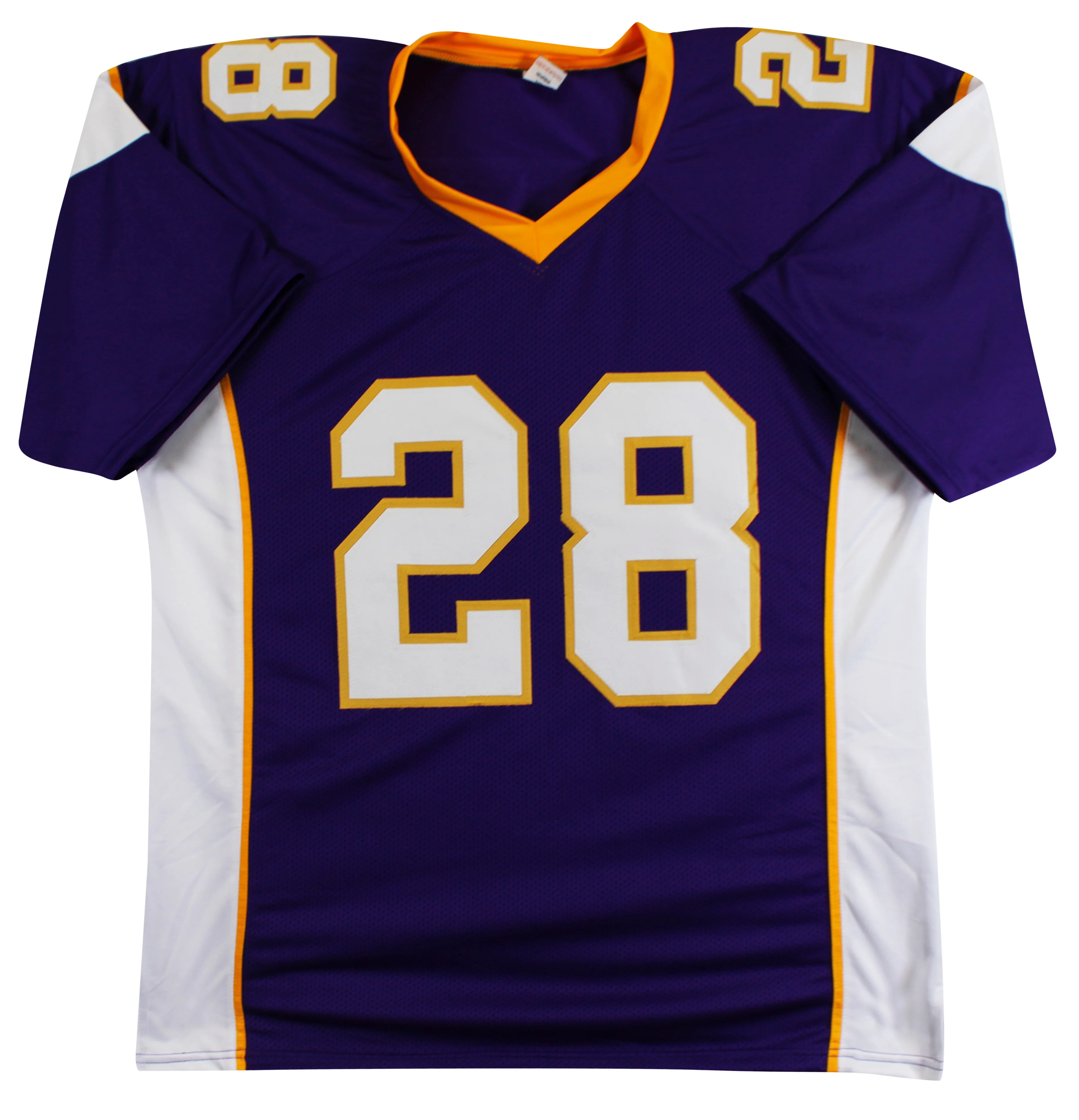 Adrian Peterson "All Day" Authentic Signed Purple Pro Style Jersey BAS Witness 2 - Image 4
