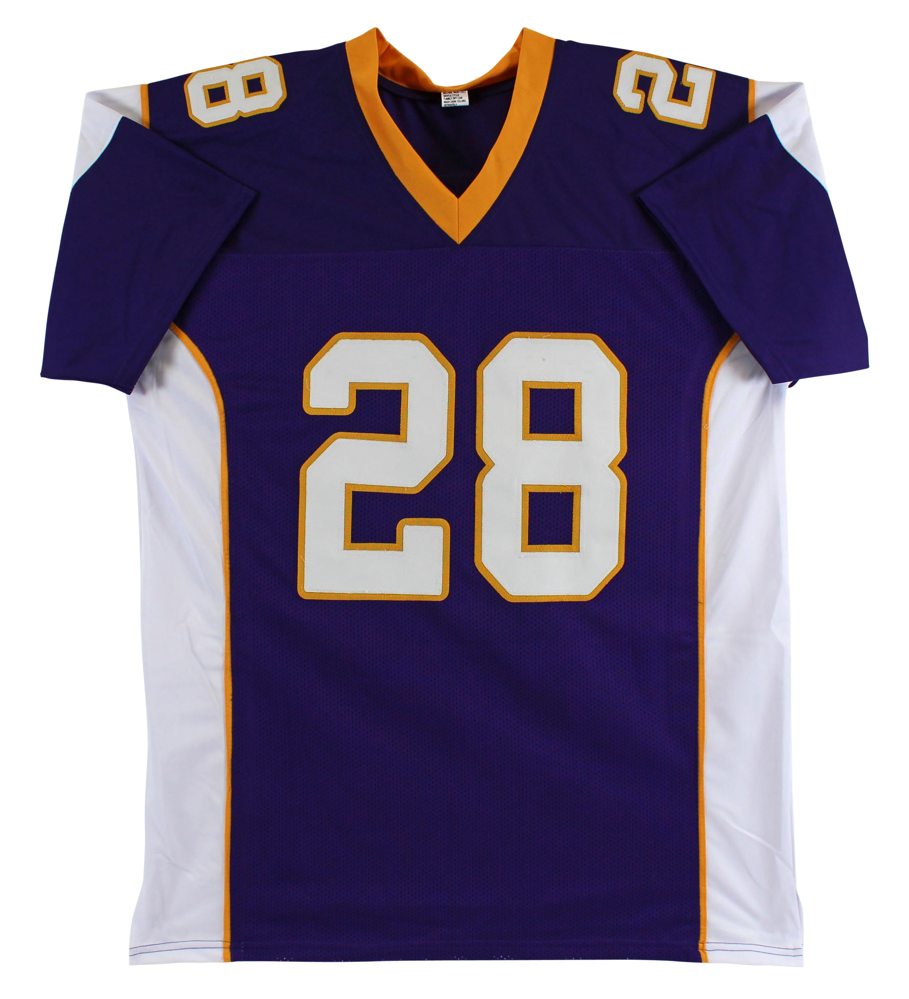 Adrian Peterson Authentic Signed Purple Pro Style Jersey Autographed BAS Witness - Image 4