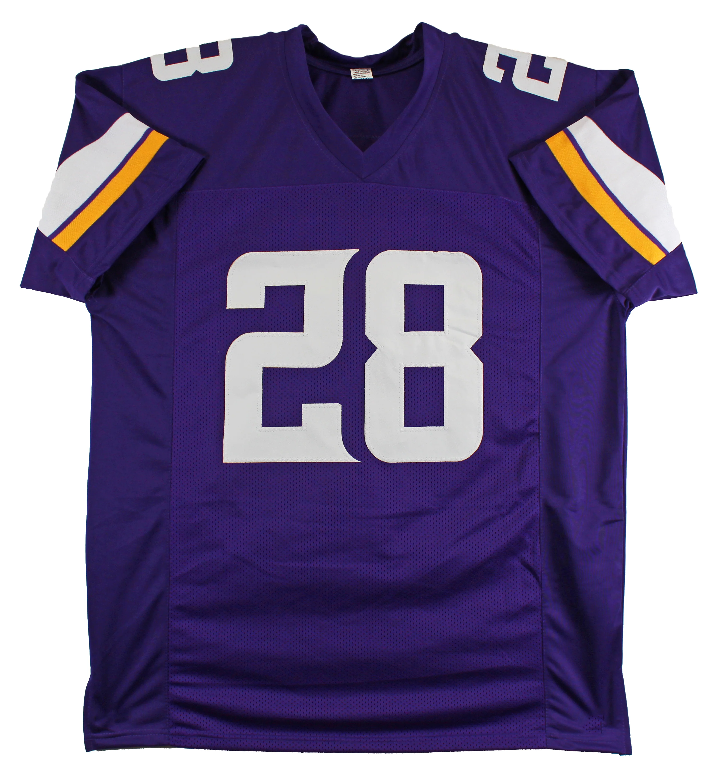 Adrian Peterson Authentic Signed Purple Pro Style Jersey BAS Witnessed - Image 4