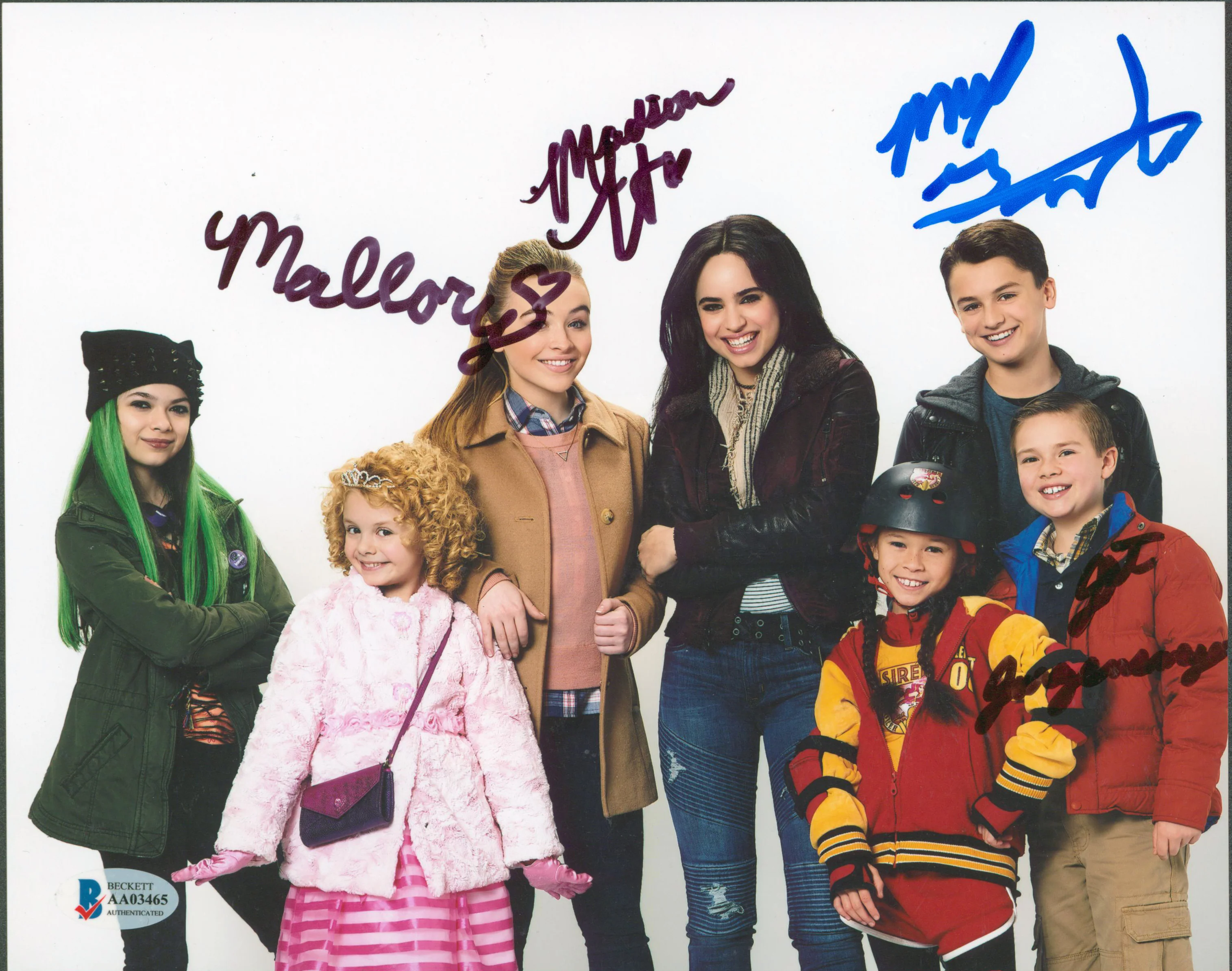 Adventure's in Babysitting (4) Authentic Signed 8x10 Photo BAS #AA03465 - Image 2
