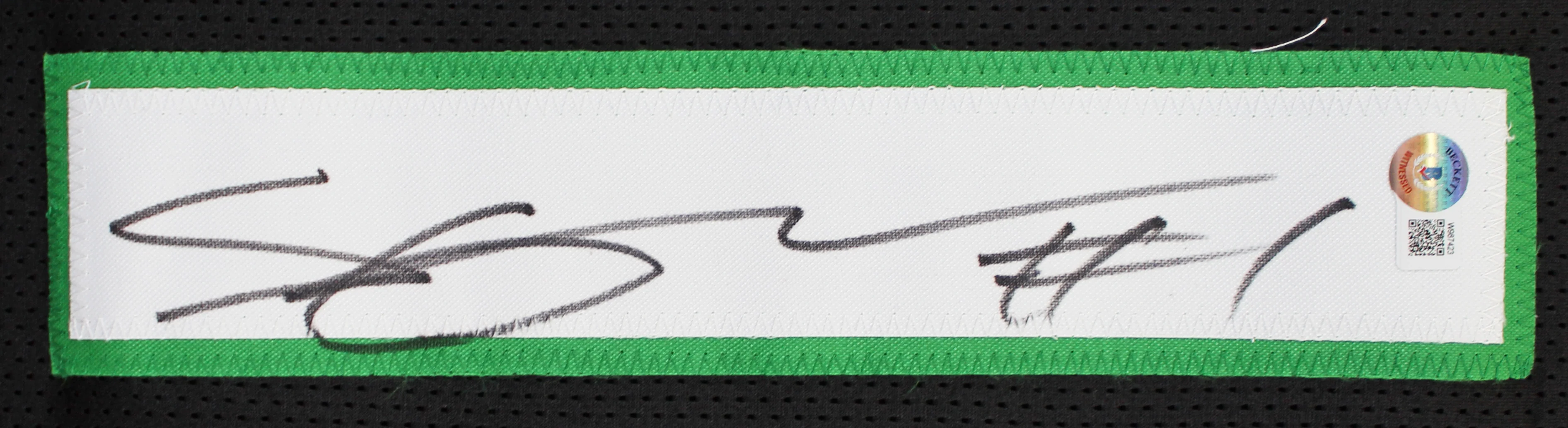 Ahmad "Sauce" Gardner Authentic Signed Black Pro Style Jersey BAS Witnessed - Image 3