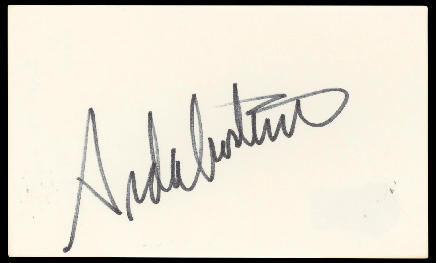 Aida Turturro The Sopranos Authentic Signed 3x5 Index Card BAS #BN33296 - Image 2