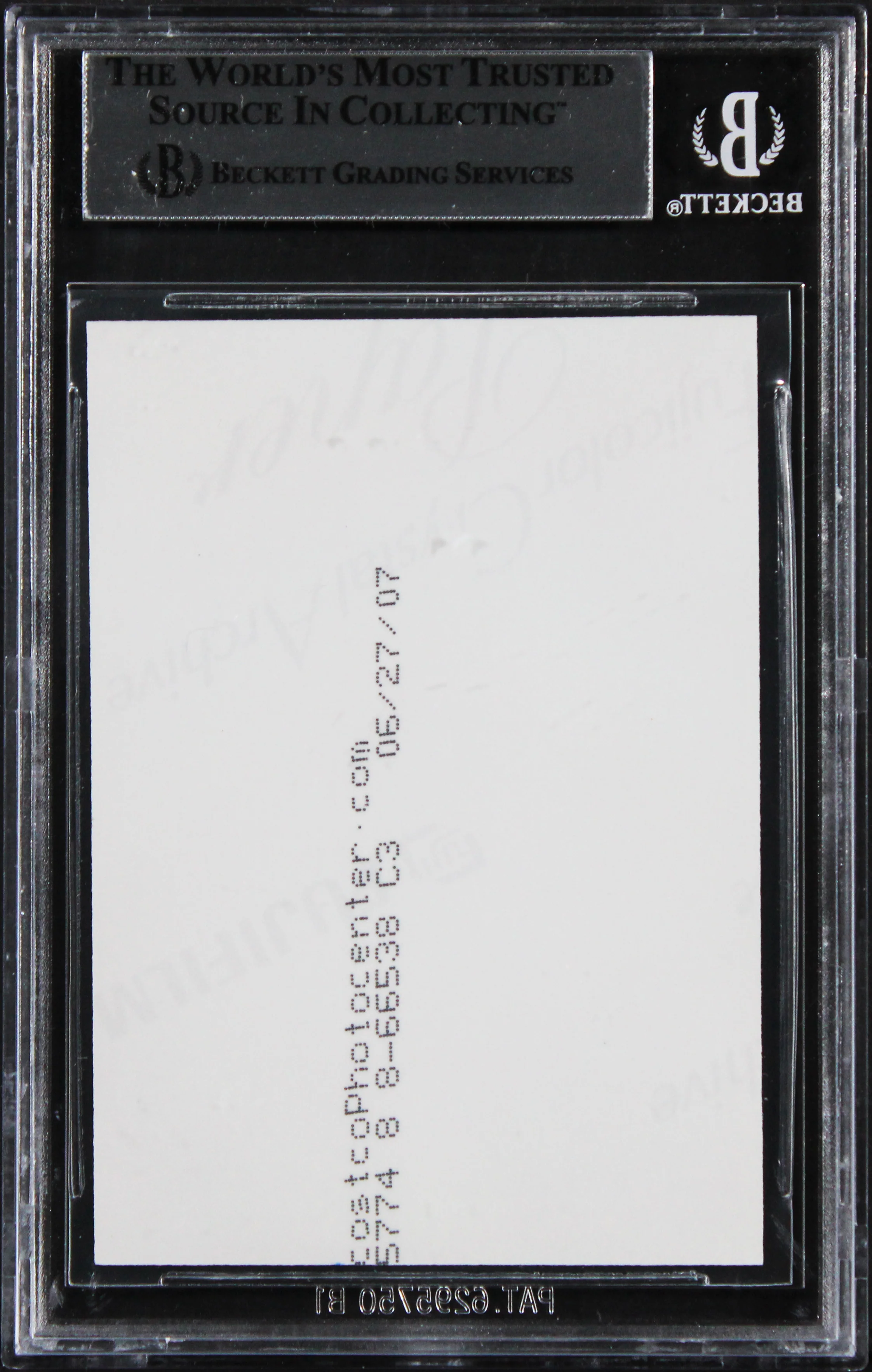 Al Lampert Star Wars Authentic Signed Custom Trading Card BAS Slabbed - Image 3