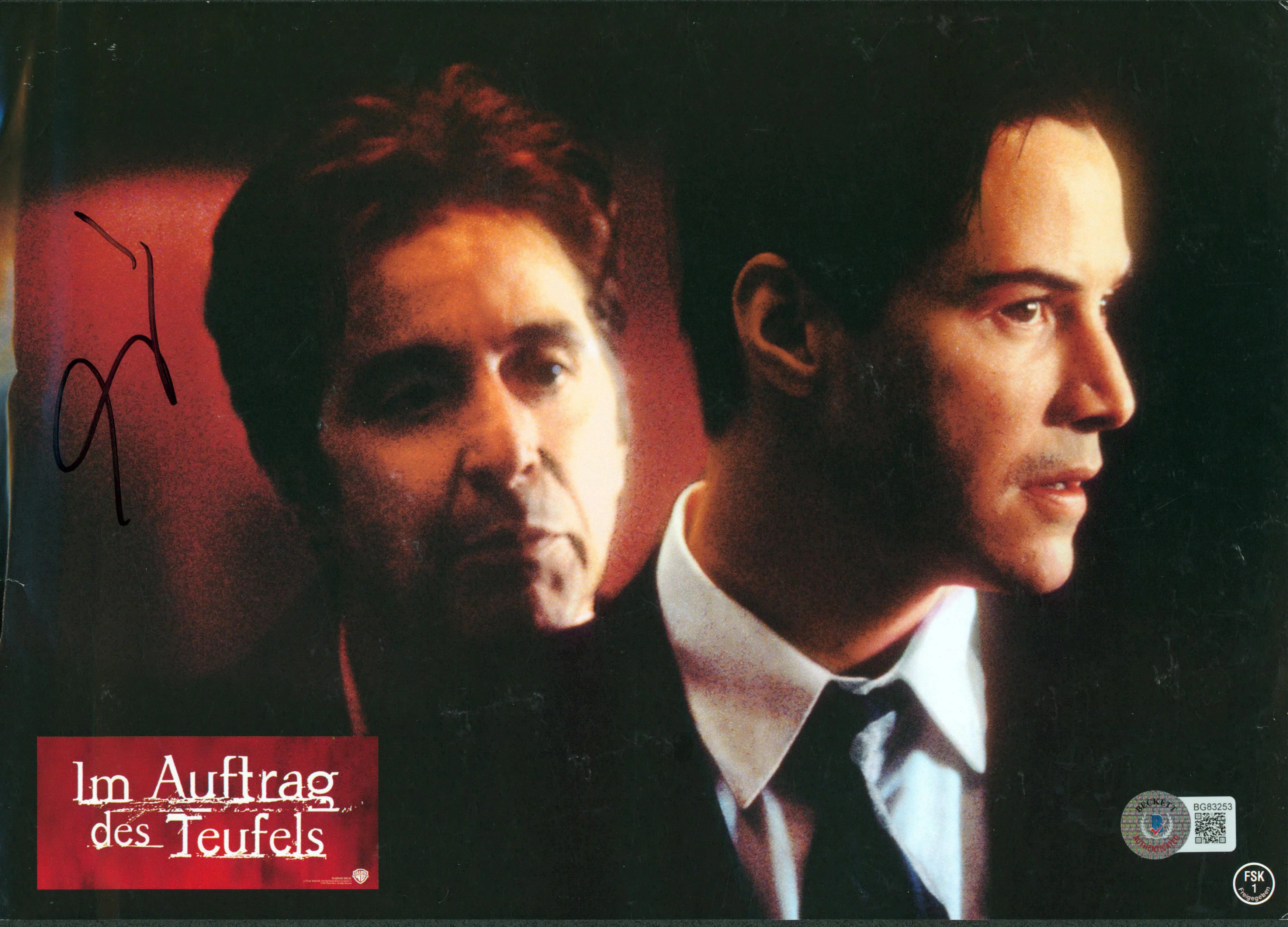 Al Pacino Devil's Advocate Authentic Signed 8.25x11.75 Photo BAS #BG83253 - Image 2