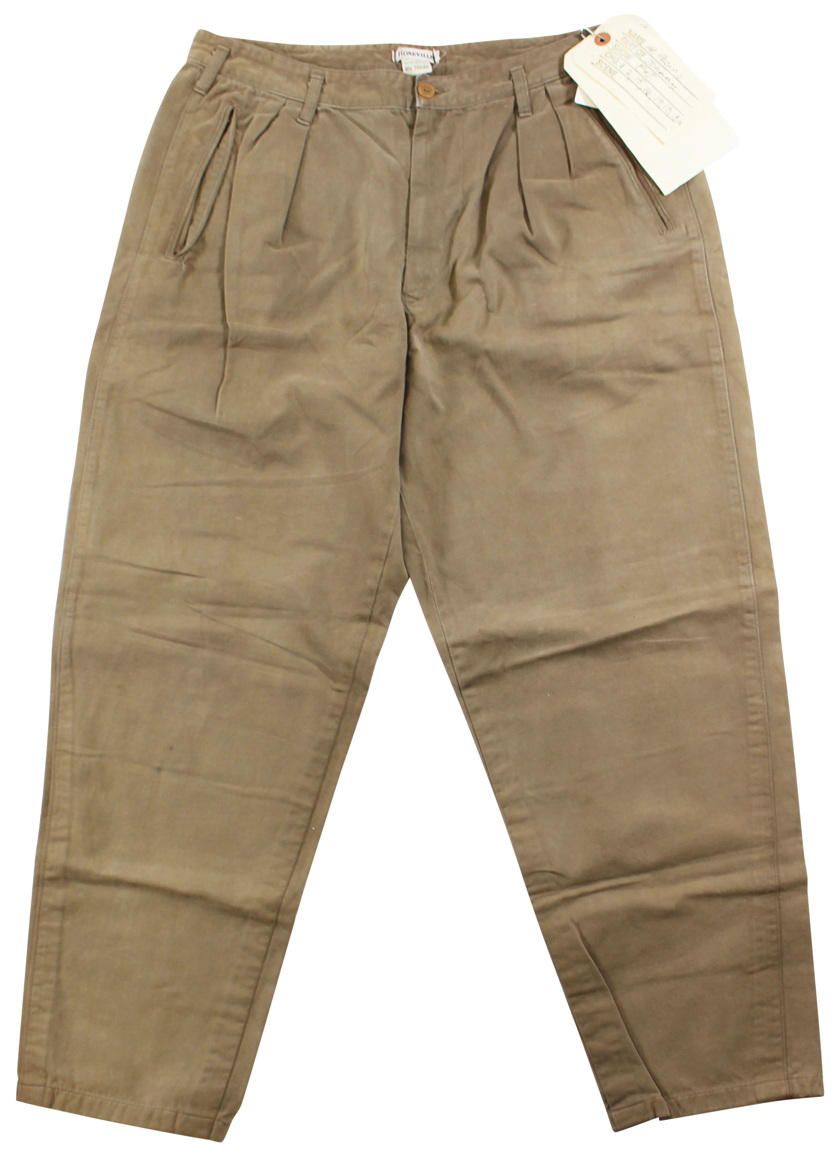 Al Pacino Frankie & Johnny Signed Screen Worn Tan Boneville Pants BAS #AB61460 - Image 4