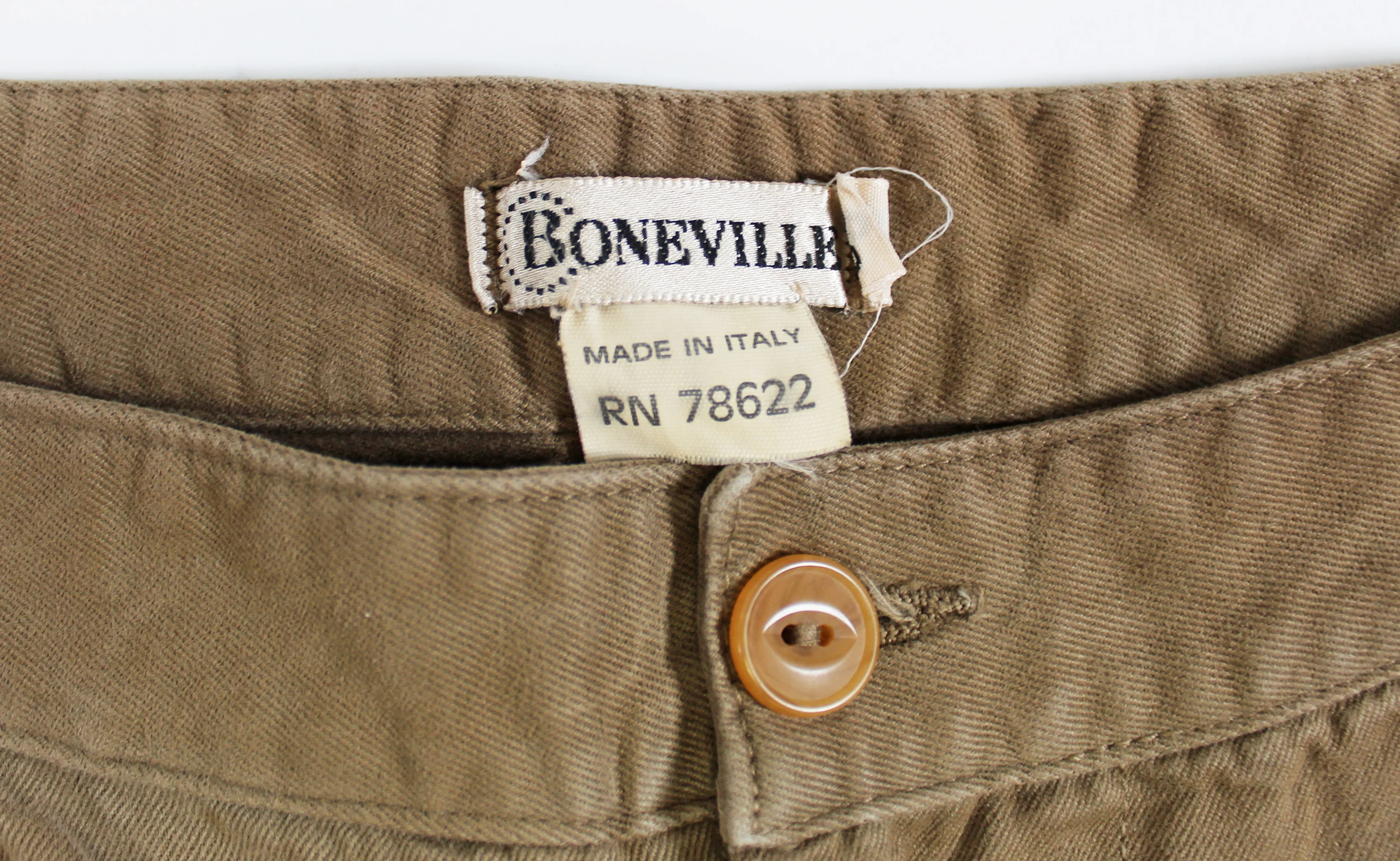 Al Pacino Frankie & Johnny Signed Screen Worn Tan Boneville Pants BAS #AB61460 - Image 7