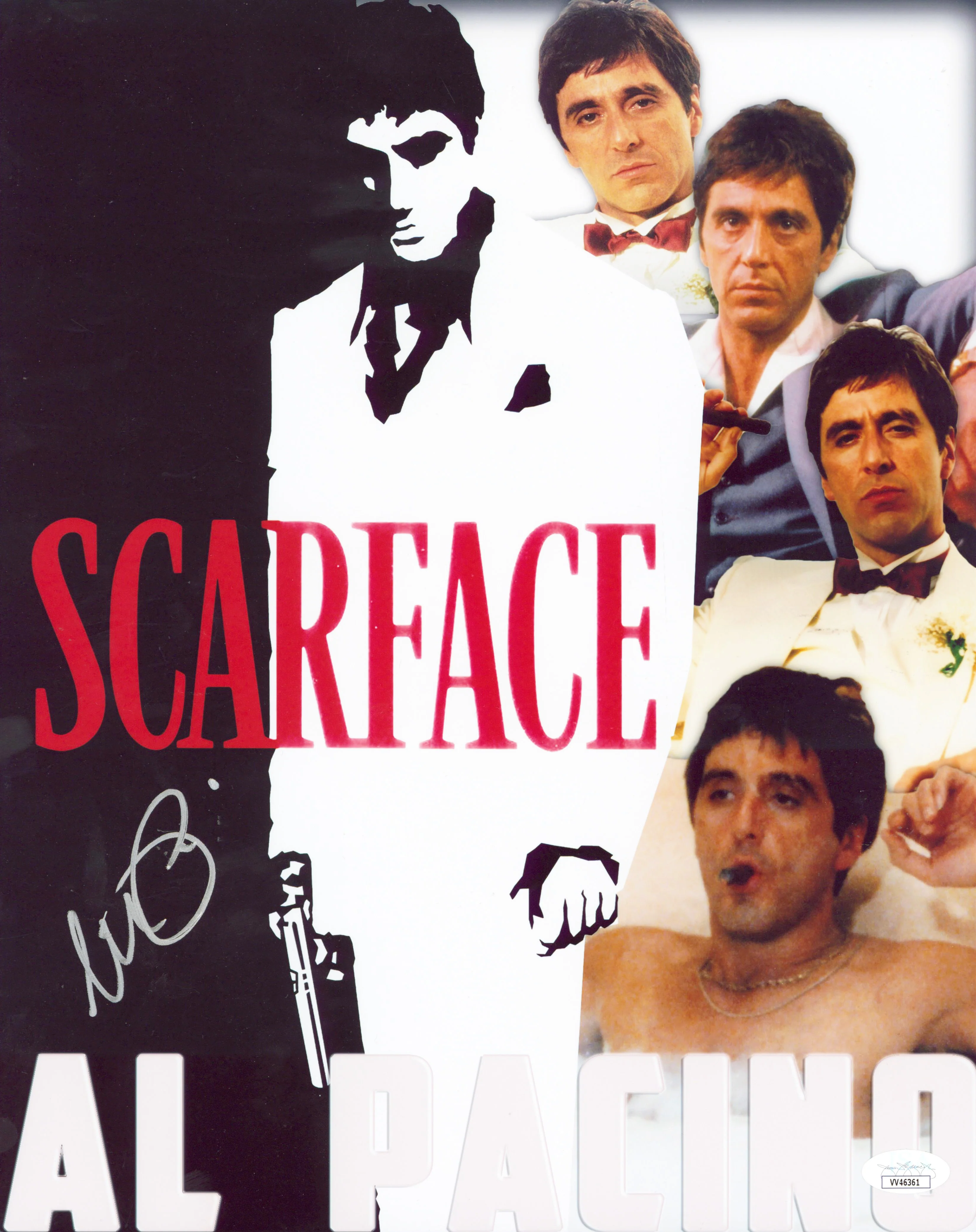 Al Pacino Scarface Authentic Signed 11x14 Photo Autographed JSA #VV46361 - Image 2