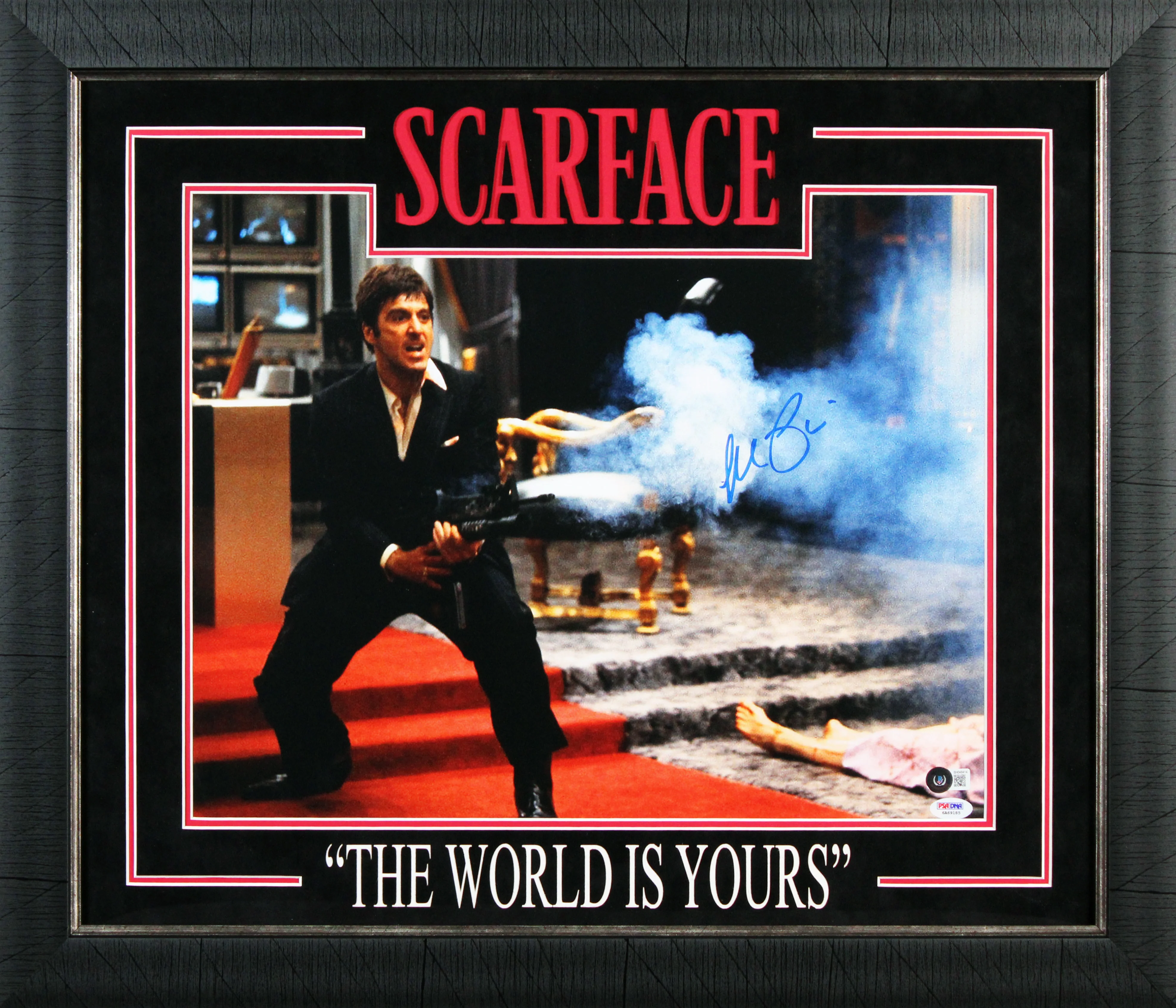 Al Pacino Scarface Authentic Signed 16x20 Framed Photo Autographed PSA/DNA Itp - Image 2