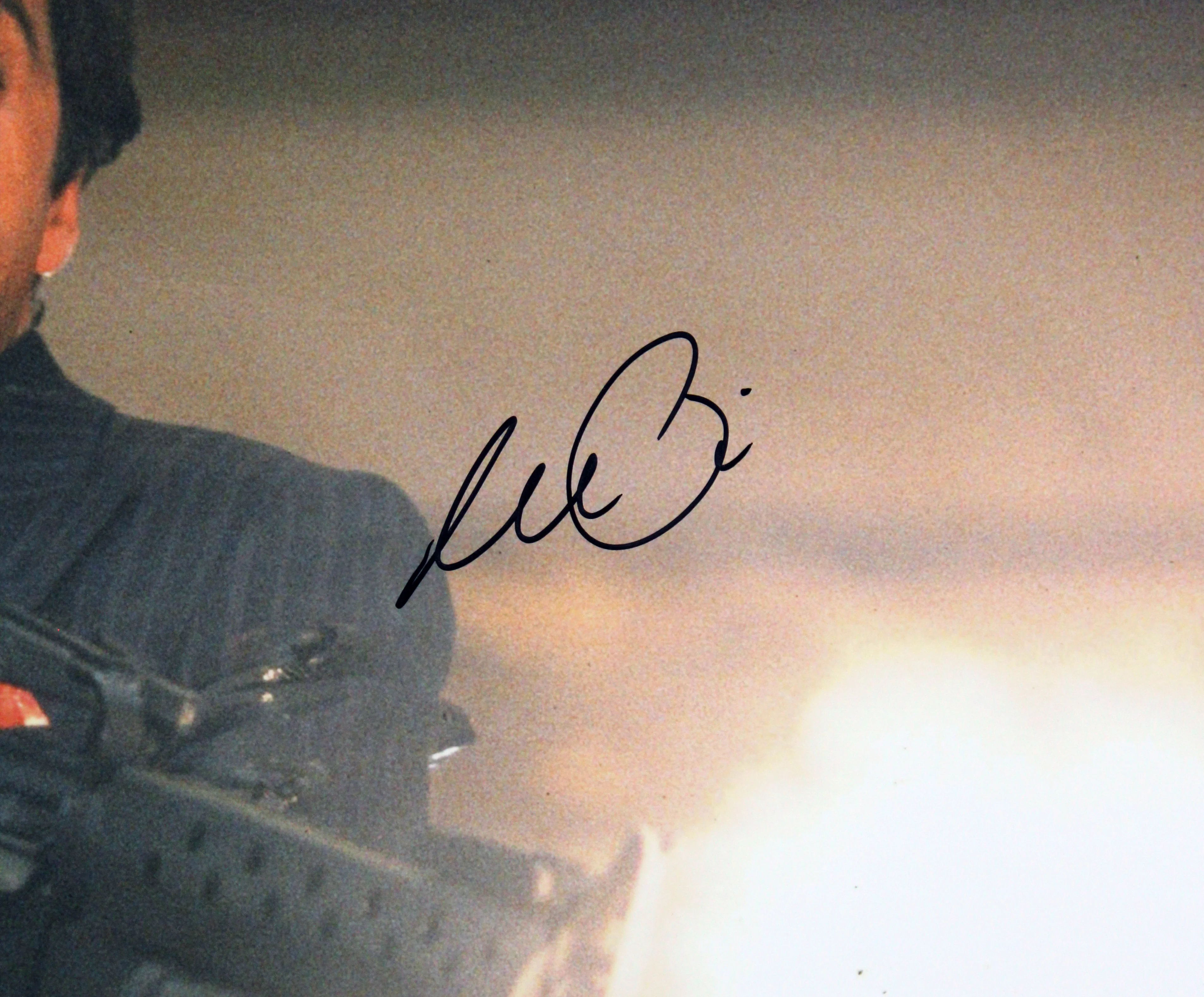 Al Pacino Scarface Authentic Signed 16x20 Horizontal Shooting Photo BAS 4 - Image 3