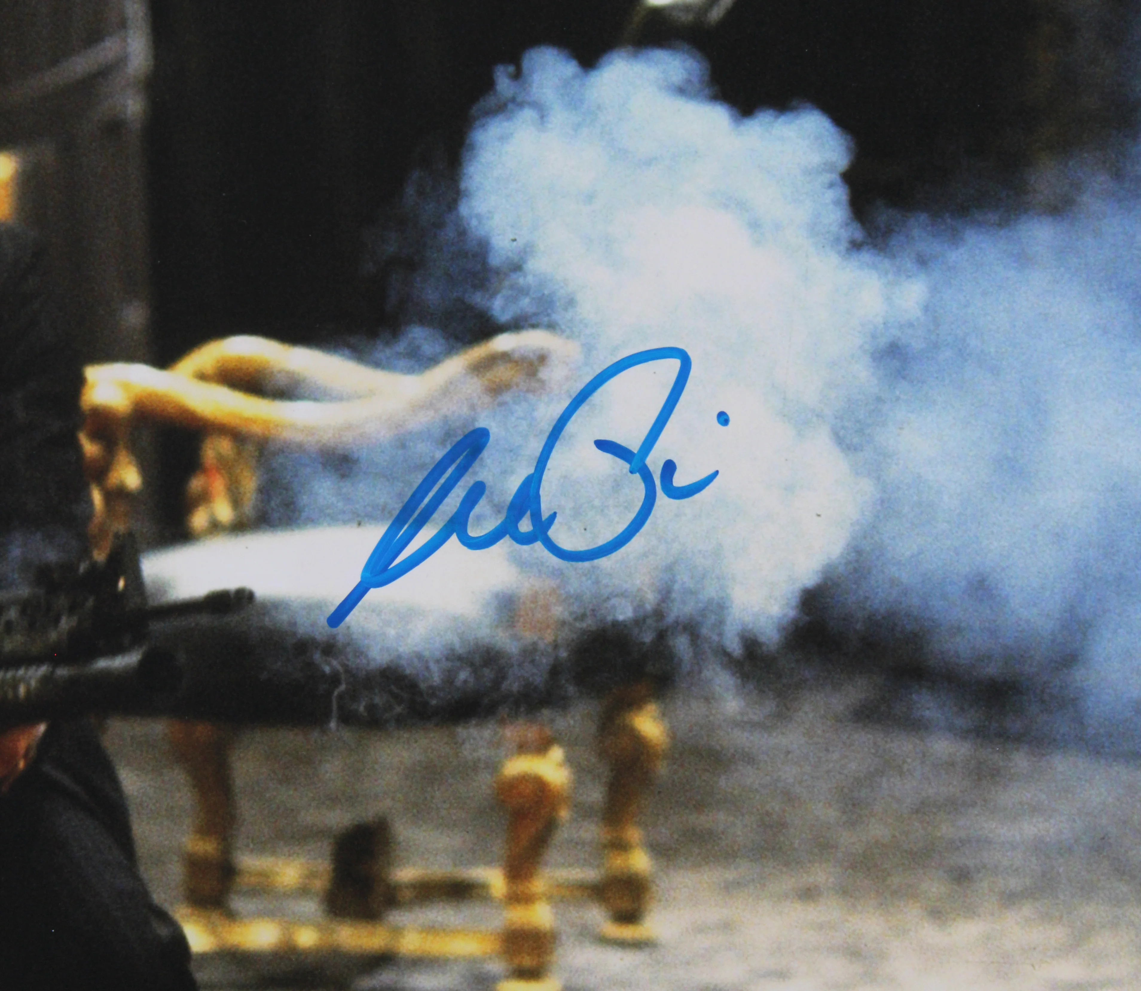 Al Pacino Scarface Authentic Signed 16x20 Horizontal Shooting Photo BAS 6 - Image 3