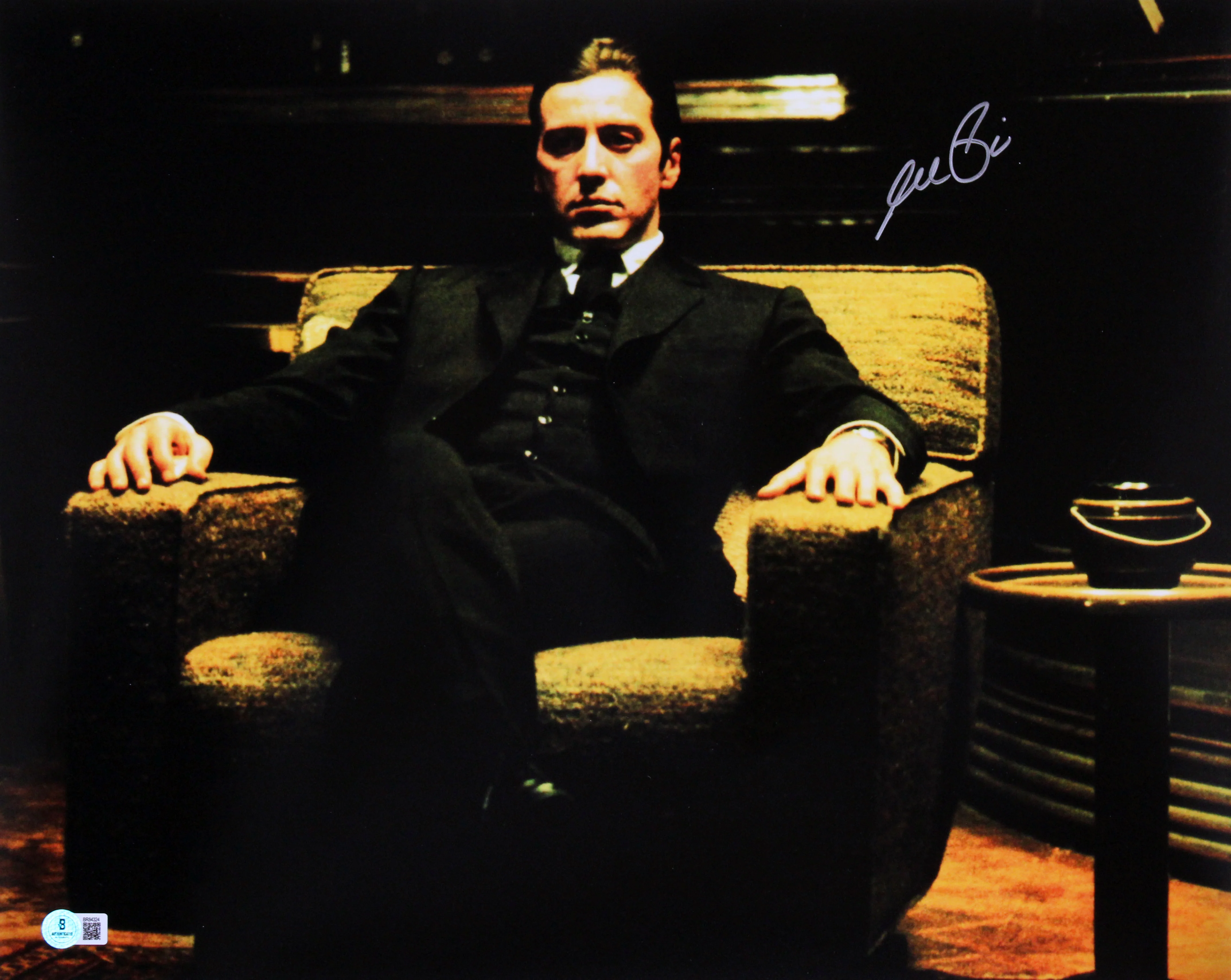 Al Pacino The Godfather Authentic Signed 16x20 Horizontal Sitting Photo BAS - Image 2