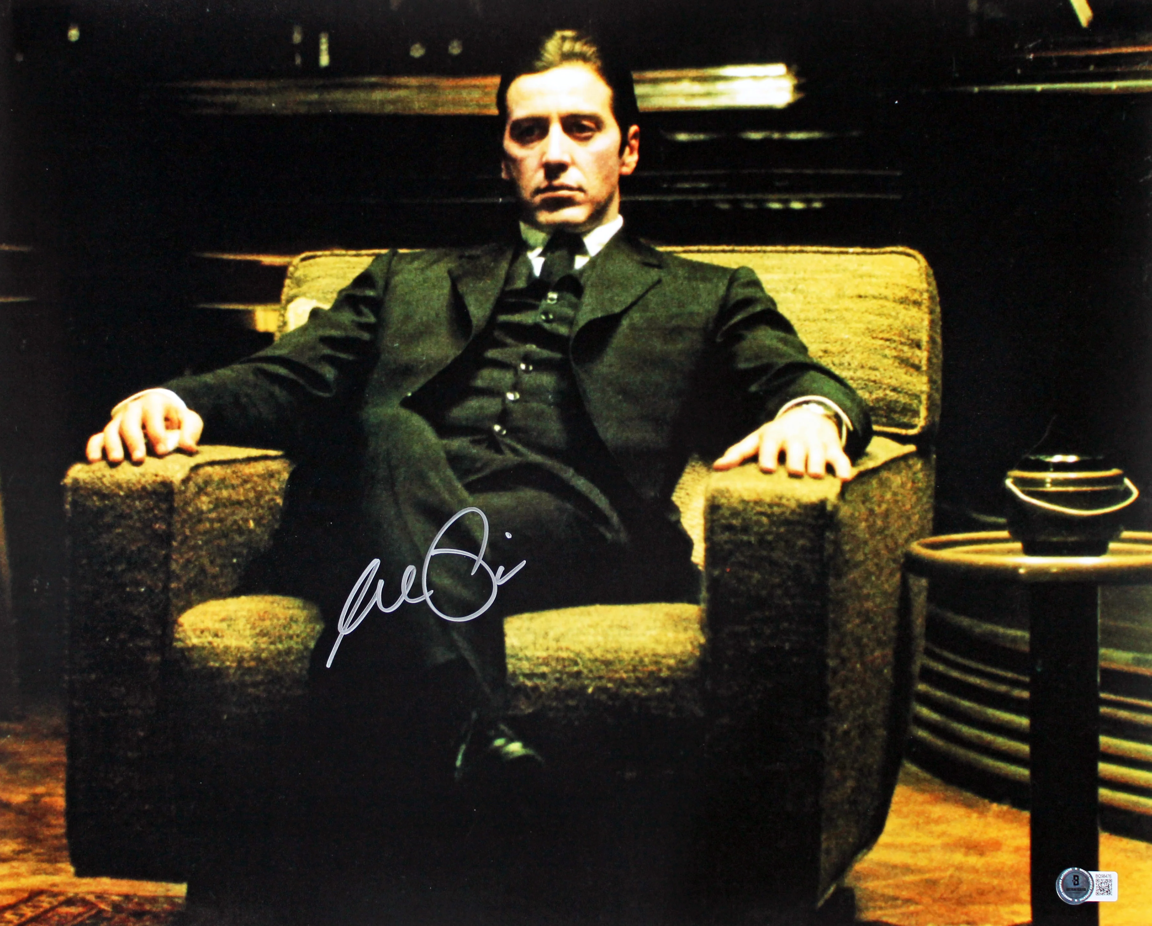 Al Pacino The Godfather Authentic Signed 16x20 Horizontal Sitting Photo BAS - Image 3