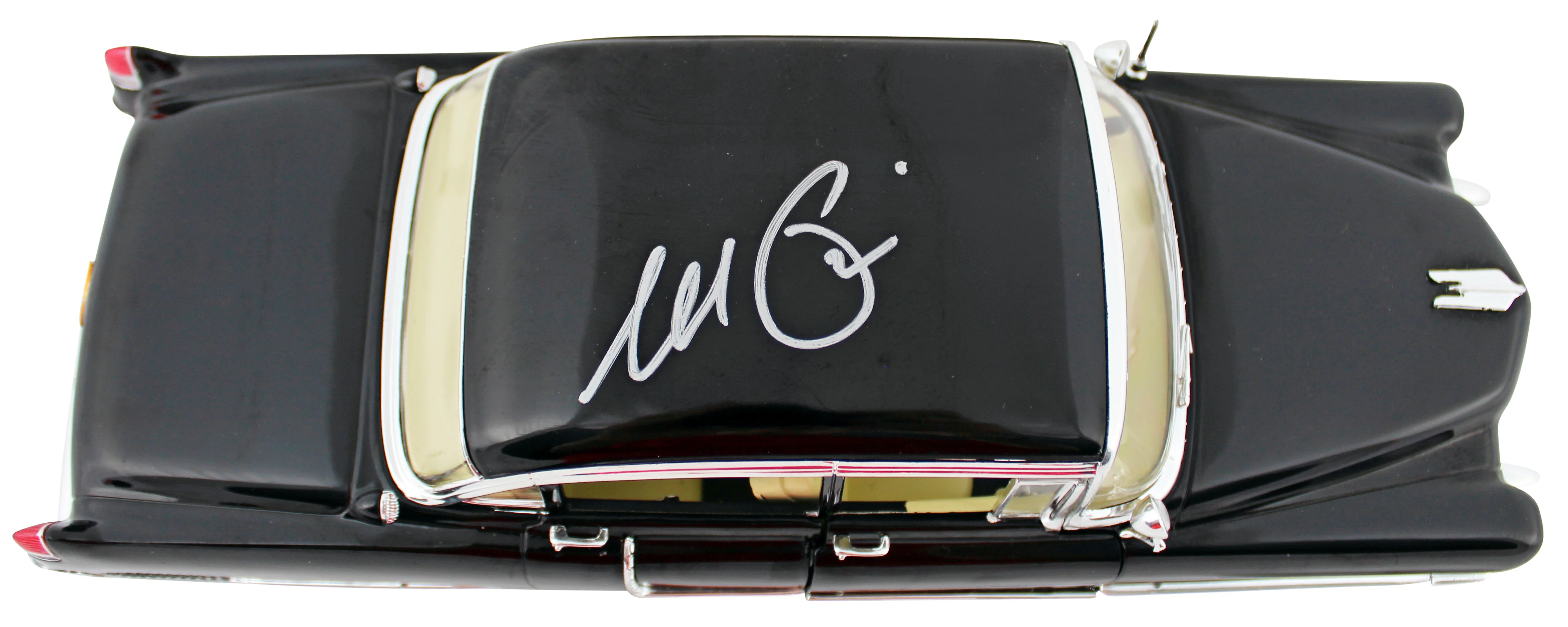 Al Pacino The Godfather Signed 1955 Cadillac LE 1:18 Scale Die Cast Car BAS - Image 3