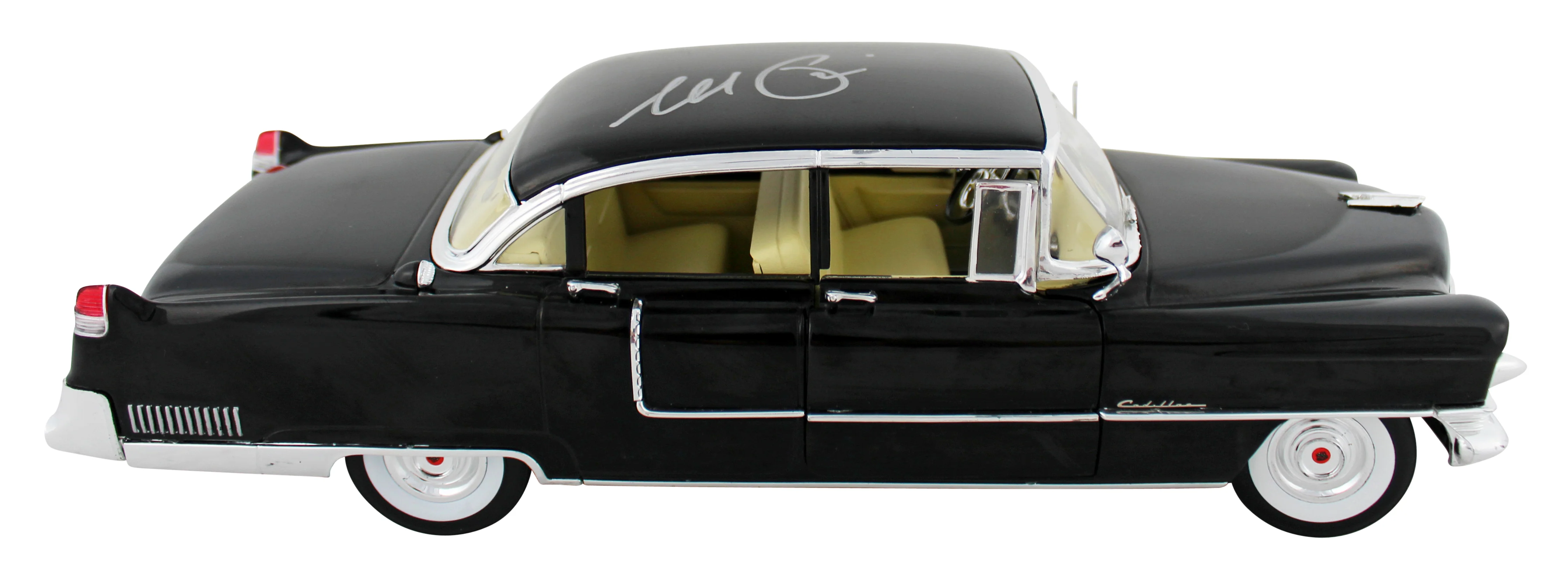 Al Pacino The Godfather Signed 1955 Cadillac LE 1:18 Scale Die Cast Car BAS - Image 4
