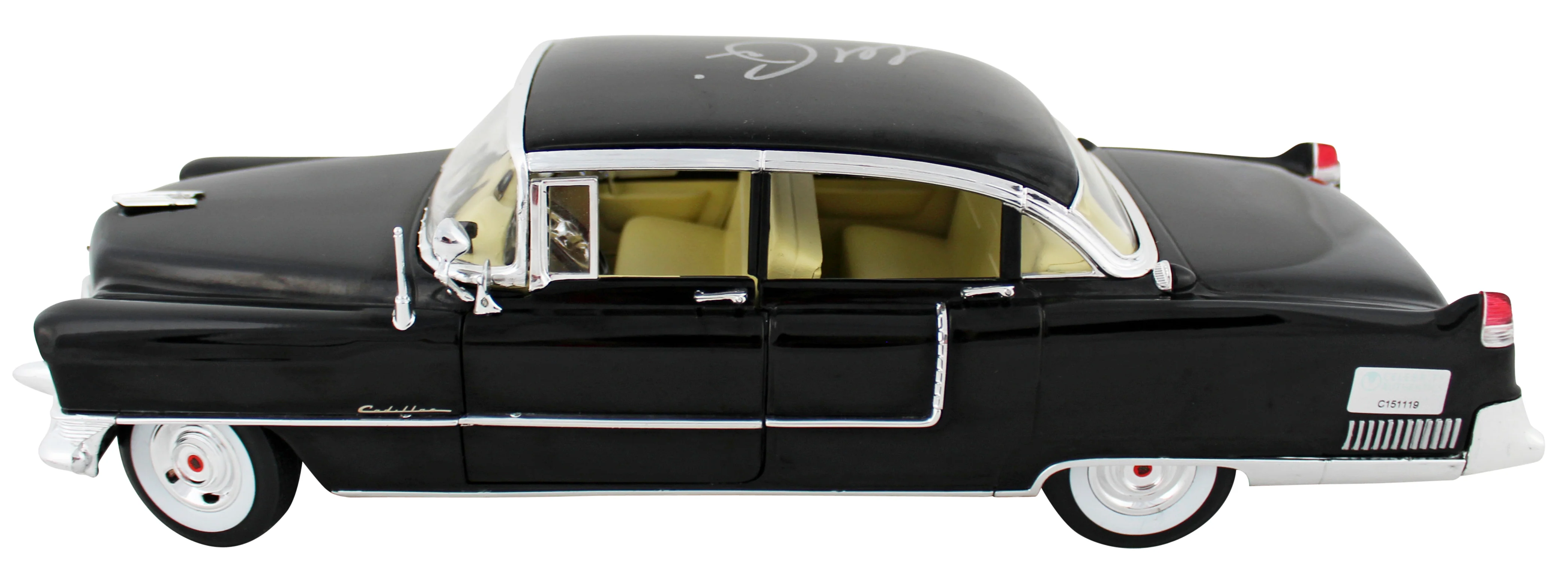 Al Pacino The Godfather Signed 1955 Cadillac LE 1:18 Scale Die Cast Car BAS - Image 6