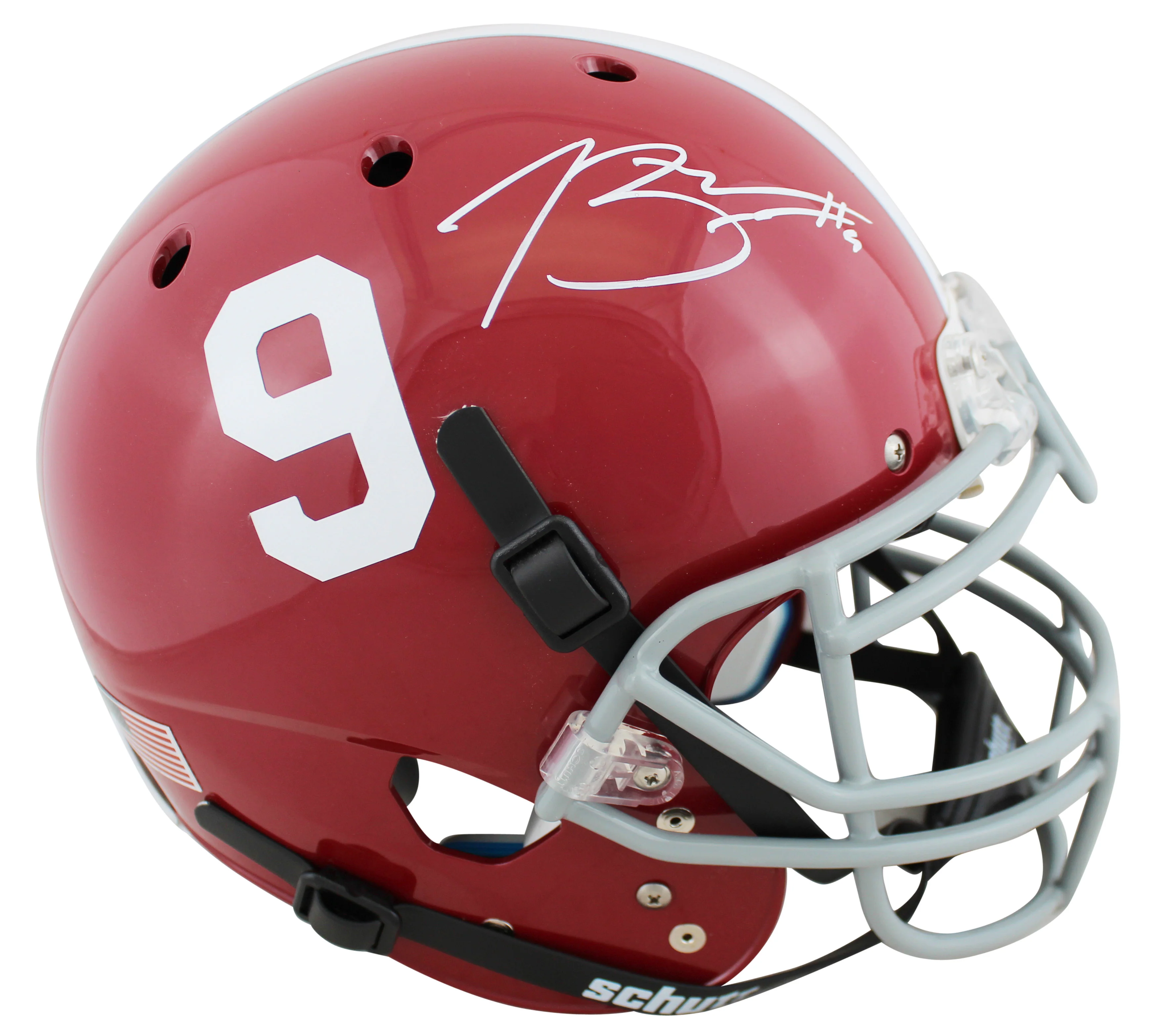Alabama Bryce Young Authentic Signed Schutt Full Size Proline Helmet BAS Witness - Image 2