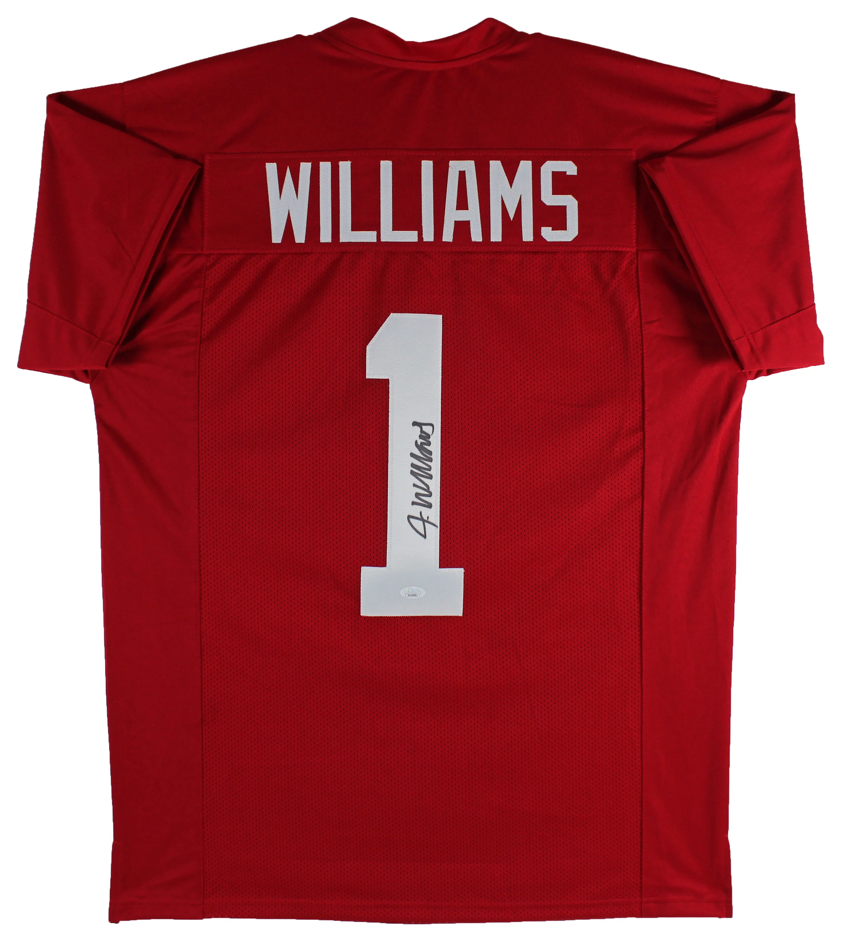 Alabama Jameson Williams Authentic Signed Maroon Pro Style Jersey JSA Witnessed - Image 2