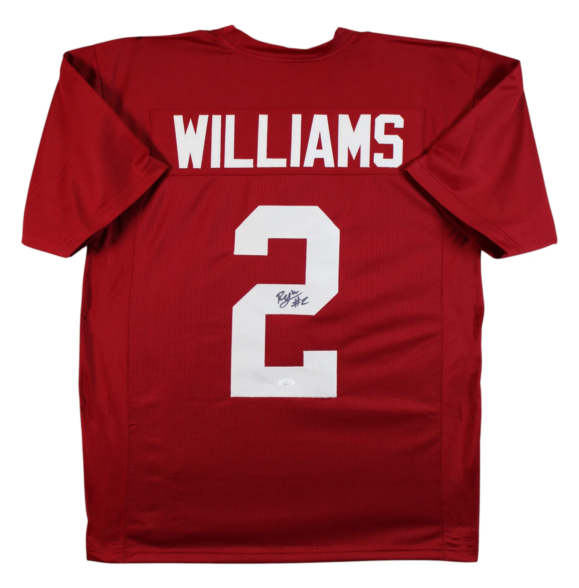 Alabama Ryan Williams Authentic Signed Maroon Pro Style Jersey Autographed JSA - Image 2