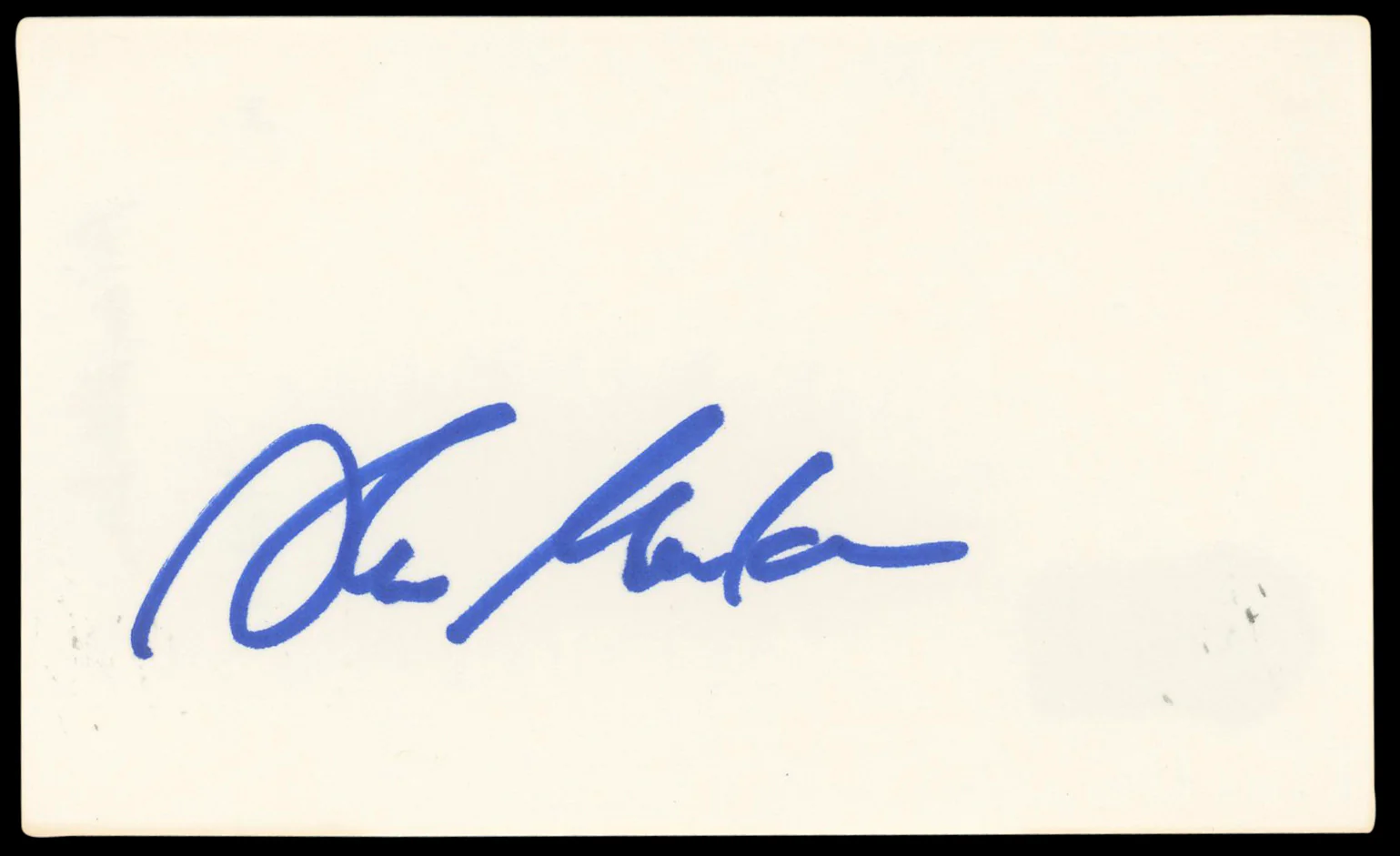 Alan Menken Beauty and the Beast Authentic Signed 3x5 Index Card BAS #BN89127 - Image 2