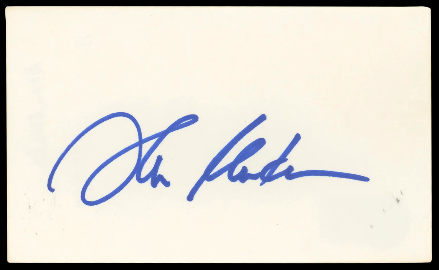 Alan Menken Beauty and the Beast Authentic Signed 3x5 Index Card BAS #BN89128 - Image 2