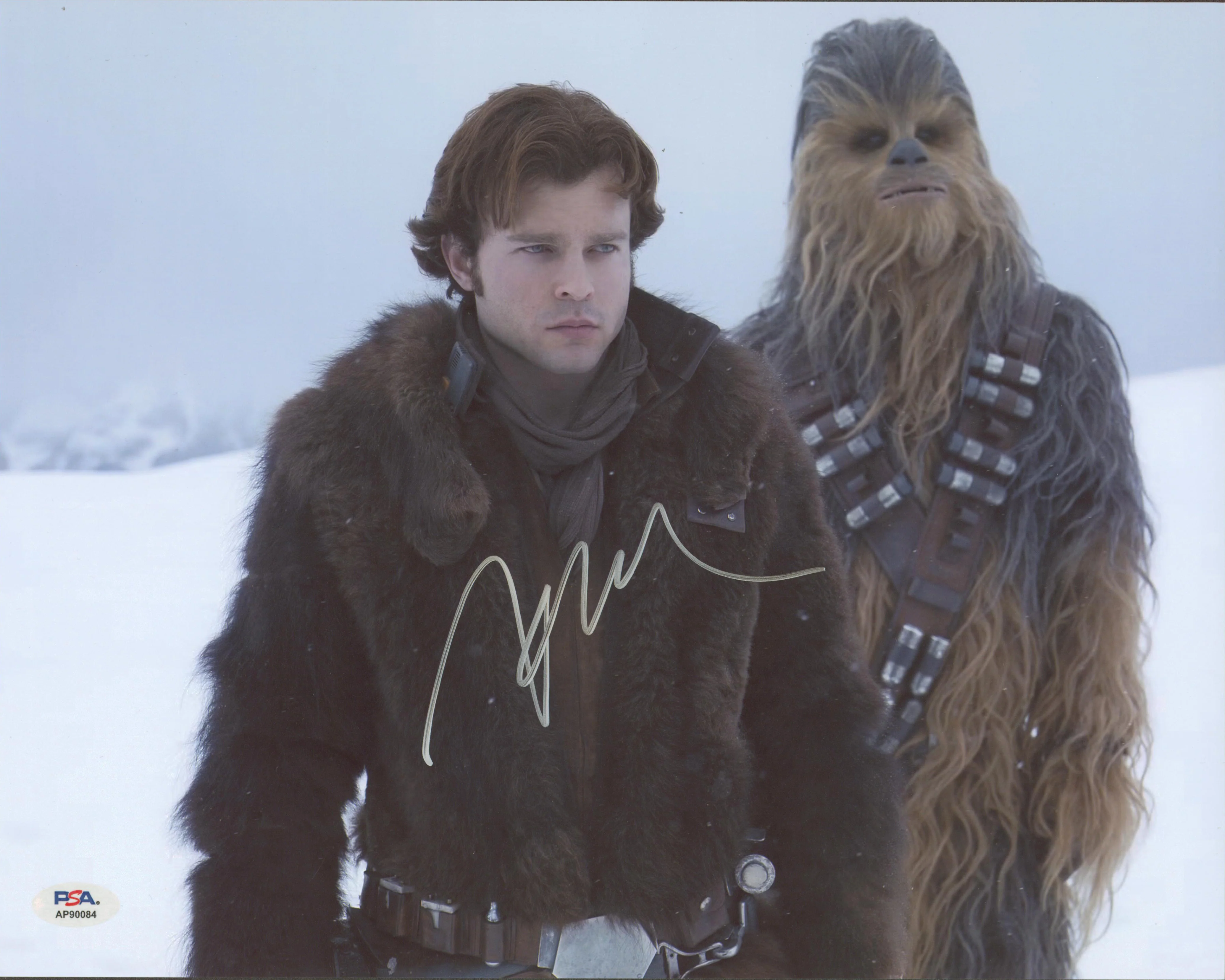 Alden Ehrenreich Solo A Star Wars Story Signed 11x14 Photo PSA/DNA #AP90084 - Image 2