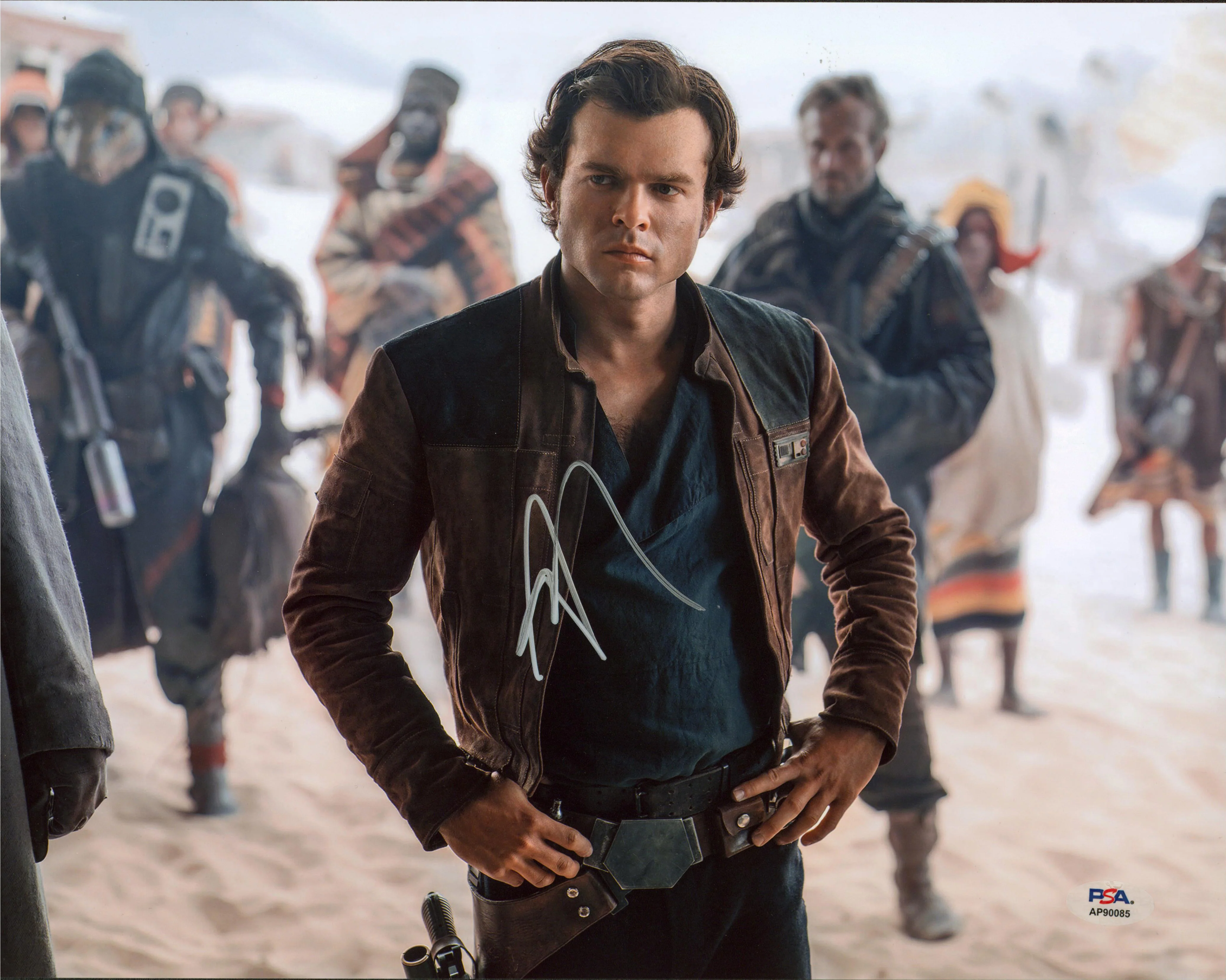 Alden Ehrenreich Solo A Star Wars Story Signed 11x14 Photo PSA/DNA #AP90085 - Image 2