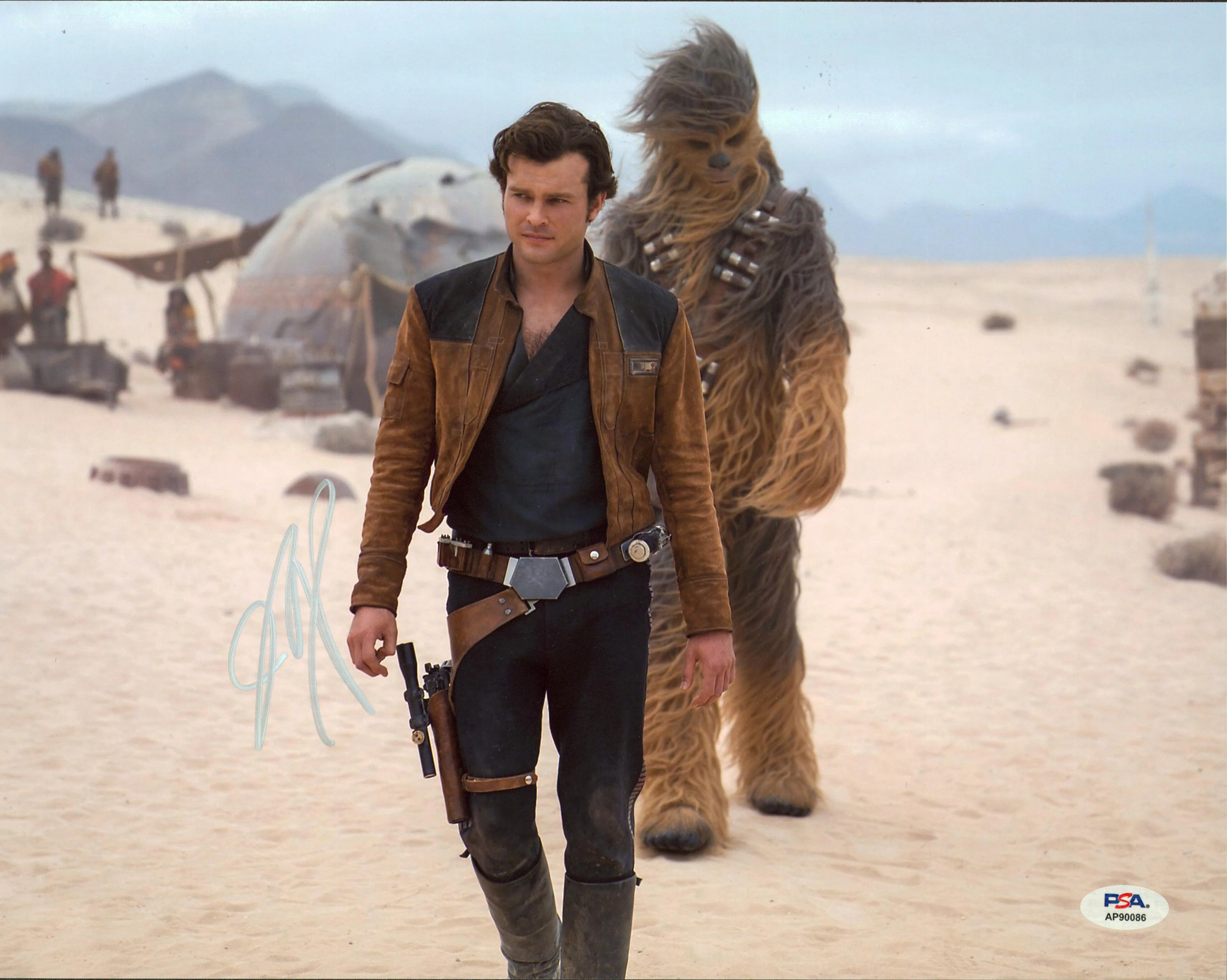 Alden Ehrenreich Solo A Star Wars Story Signed 11x14 Photo PSA/DNA #AP90086 - Image 2