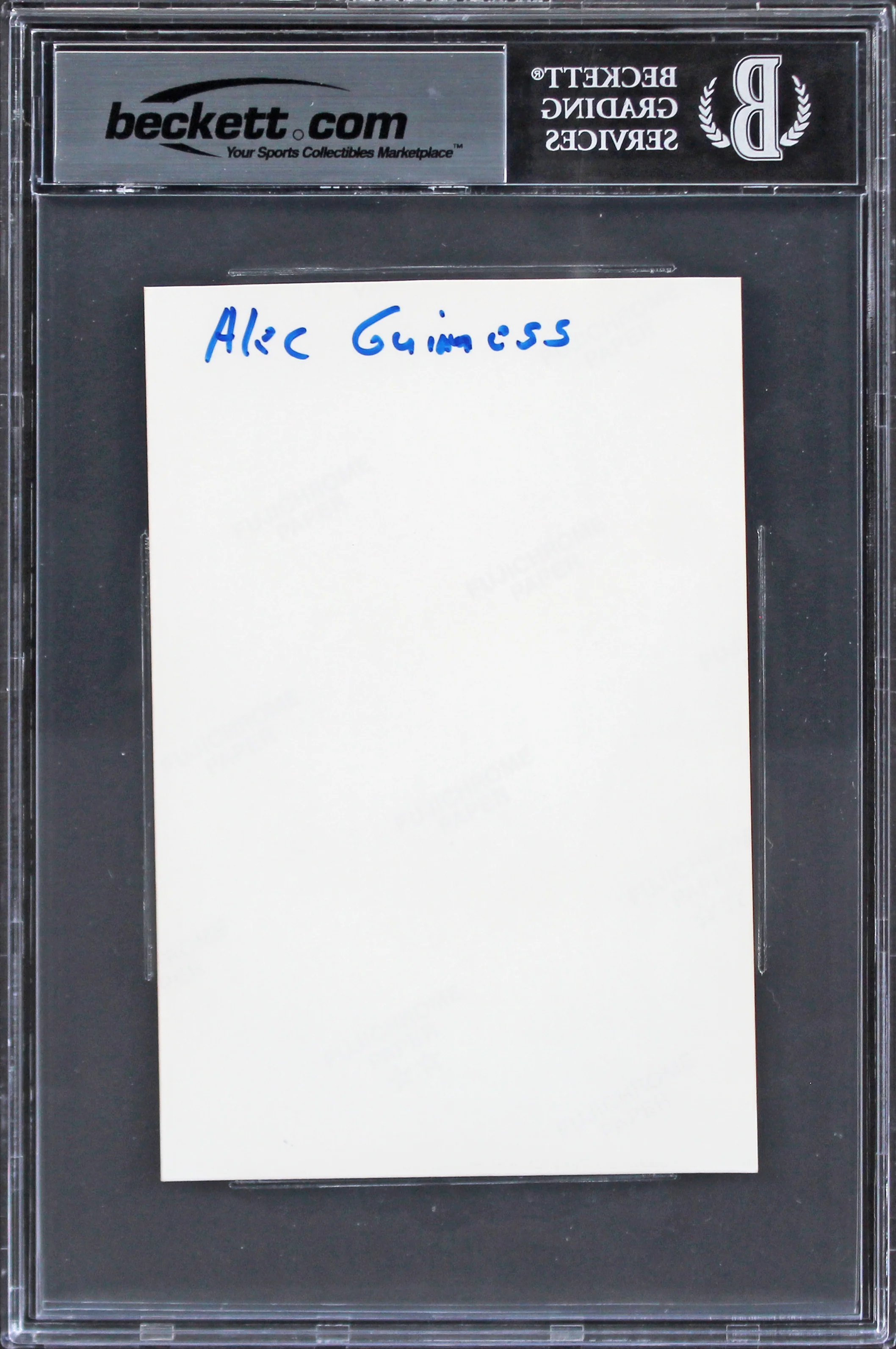 Alec Guinness Star Wars Signed 4x6 Obi-Wan Kenobi Photo Auto 10! BAS Slabbed - Image 3
