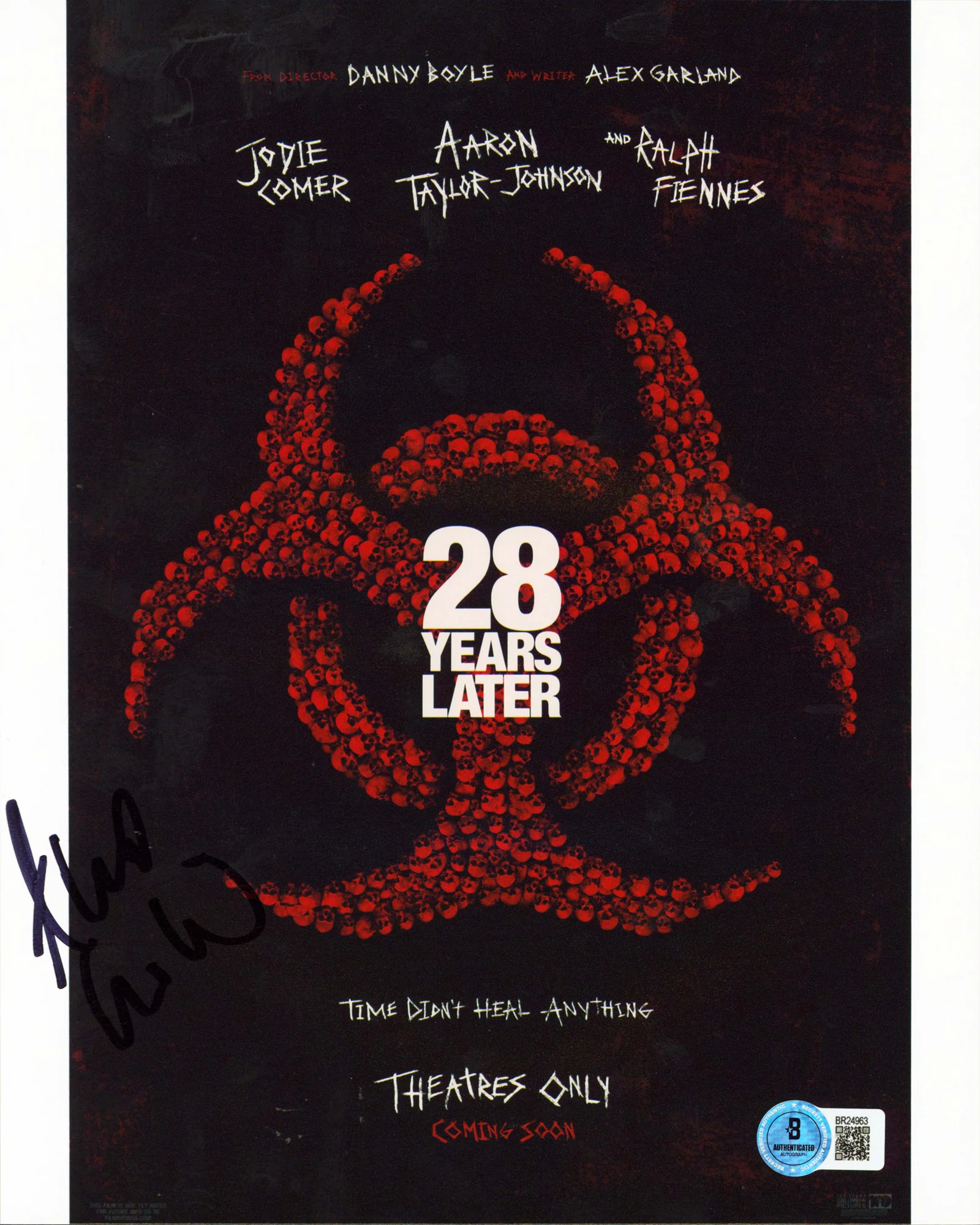Alex Garland 28 Years Later Authentic Signed 8x10 Vertical Photo BAS #BR24963 - Image 2
