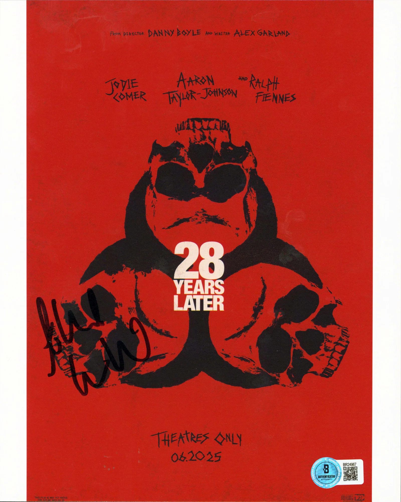Alex Garland 28 Years Later Authentic Signed 8x10 Vertical Photo BAS #BR24967