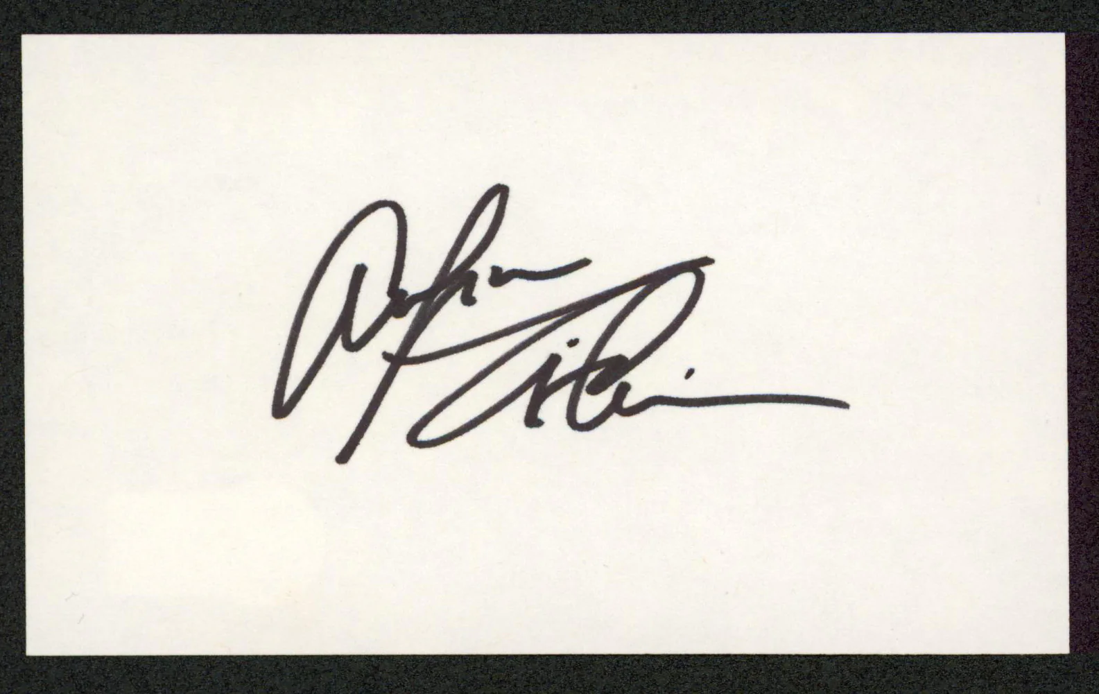 Alfonso Ribeiro Fresh Prince of Bel-Air Signed 3x5 Index Card BAS #BW70038