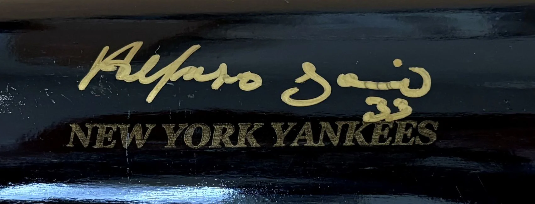Alfonso Soriano Yankees Signed Limited Edition Sam Bat Player Model Bat BAS - Image 2