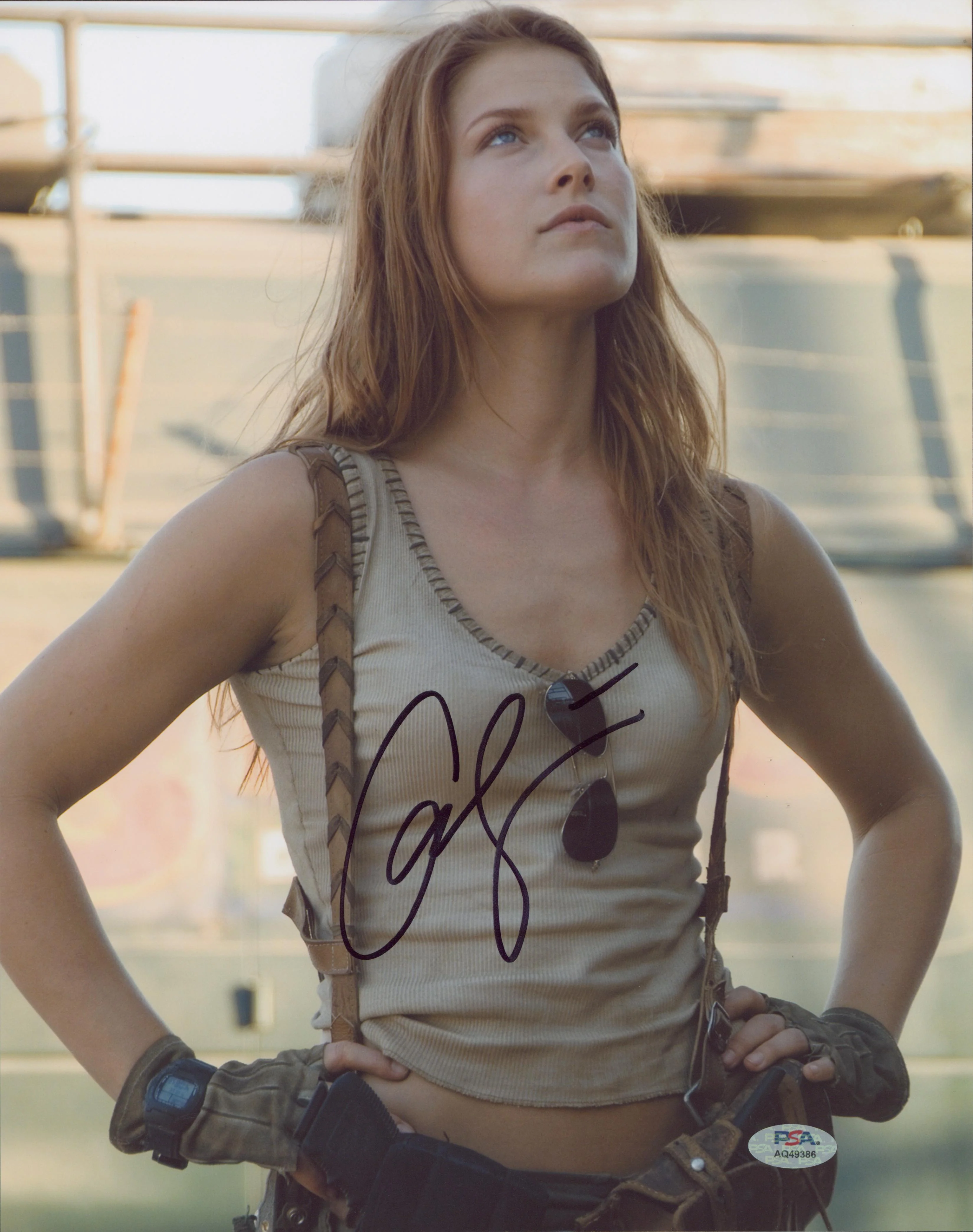 Ali Larter Resident Evil Authentic Signed 11x14 Vertical Photo PSA/DNA #AQ49386 - Image 2