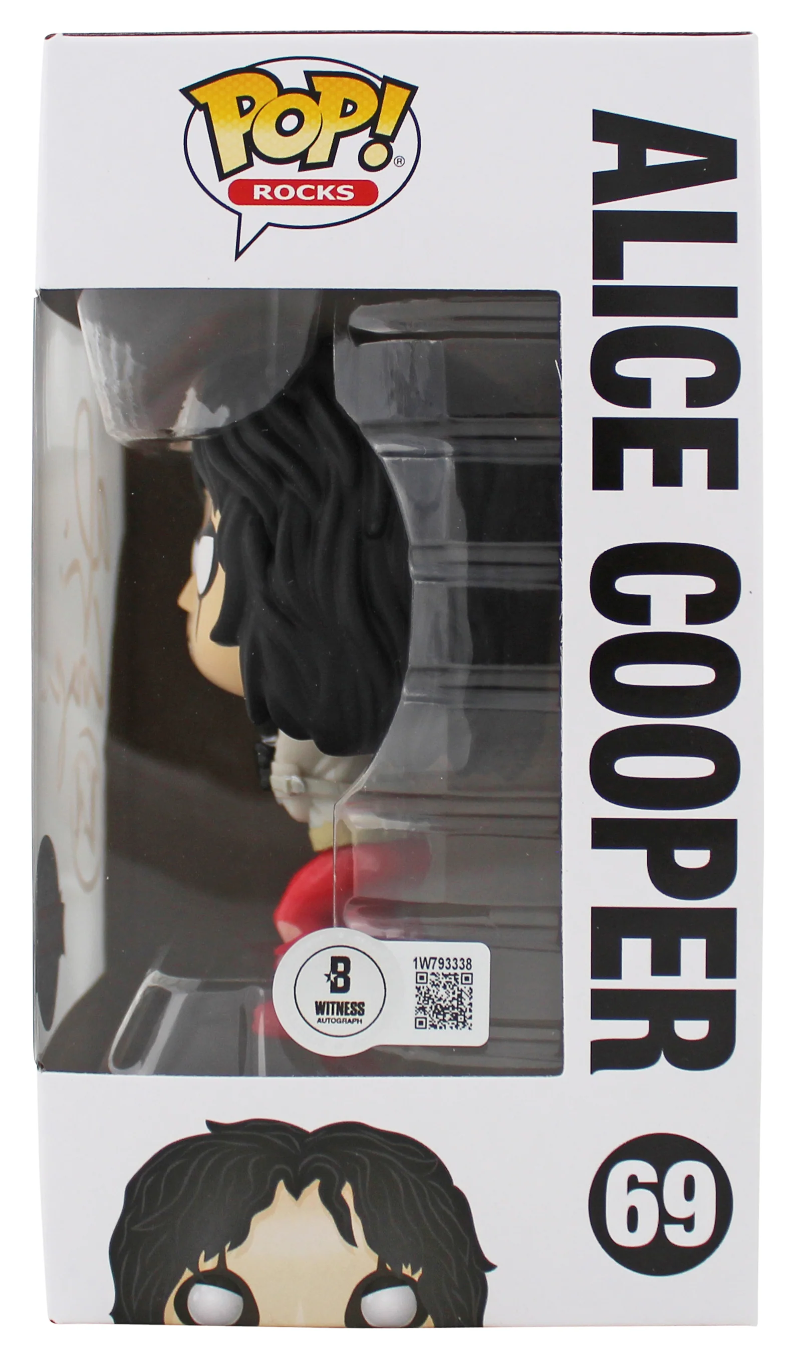 Alice Cooper Authentic Signed #69 Funko Pop Vinyl Figure BAS Witnessed #1W793338 - Image 4