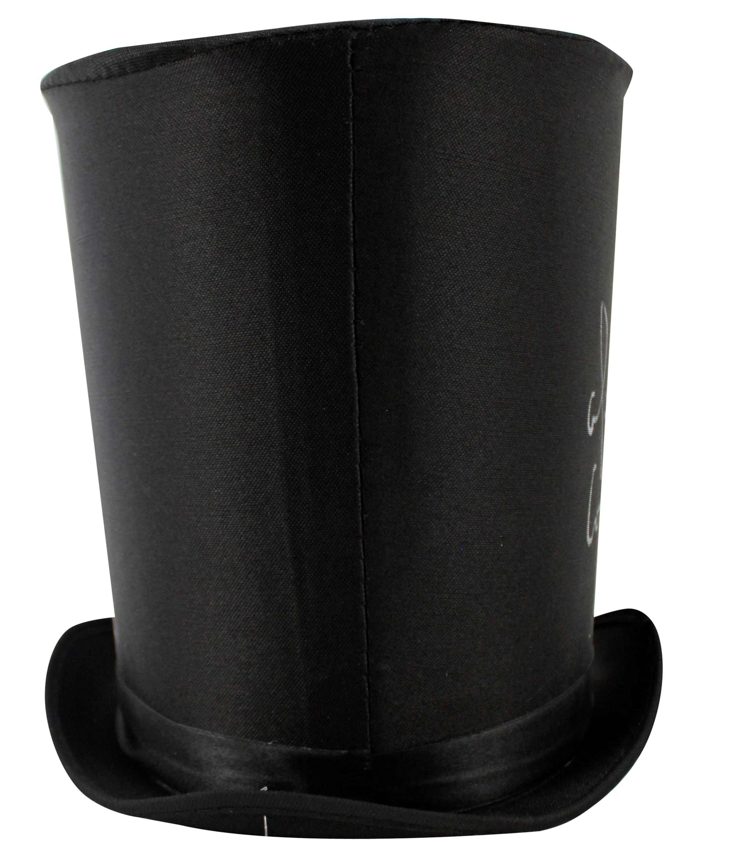 Alice Cooper Authentic Signed Top Hat w/ Self Portrait Sketch BAS Witnessed - Image 4