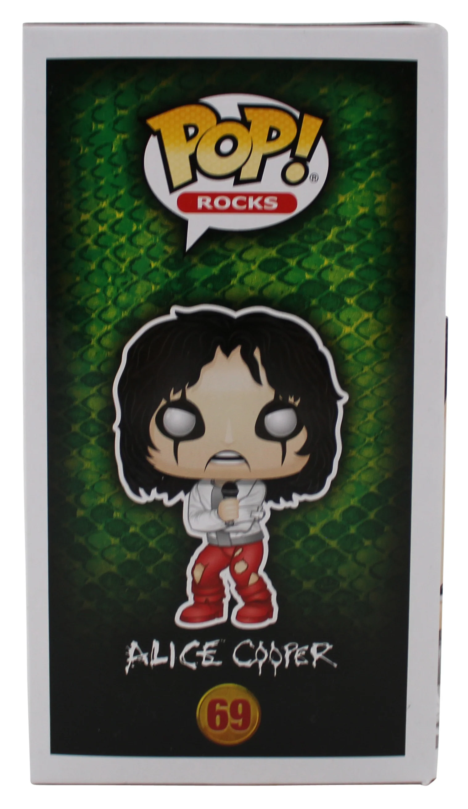 Alice Cooper "B.D.B." Signed #69 Funko Pop Vinyl Figure BAS Witnessed #1W793261 - Image 7