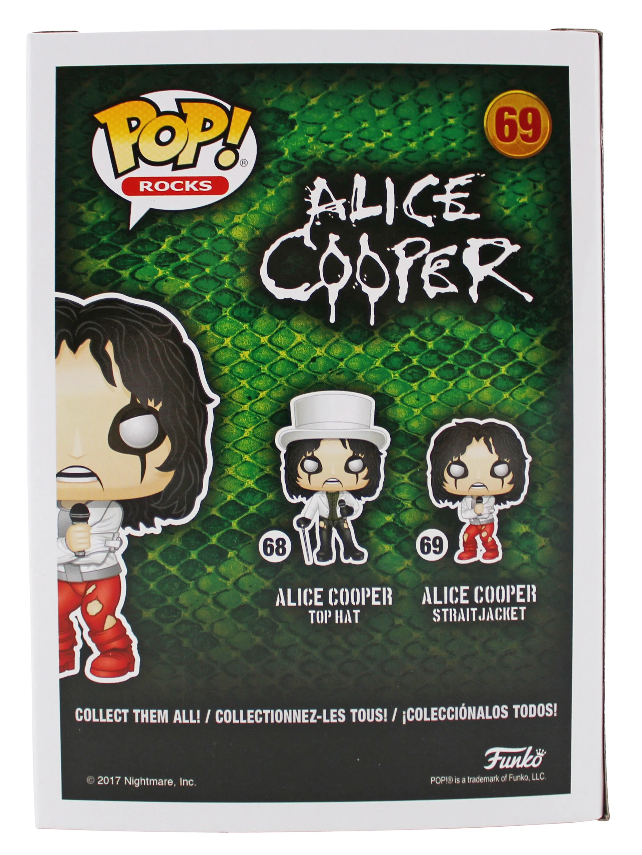Alice Cooper "Schools Out!" Signed #69 Funko Pop Vinyl Figure BAS Wit #1W793301 - Image 5